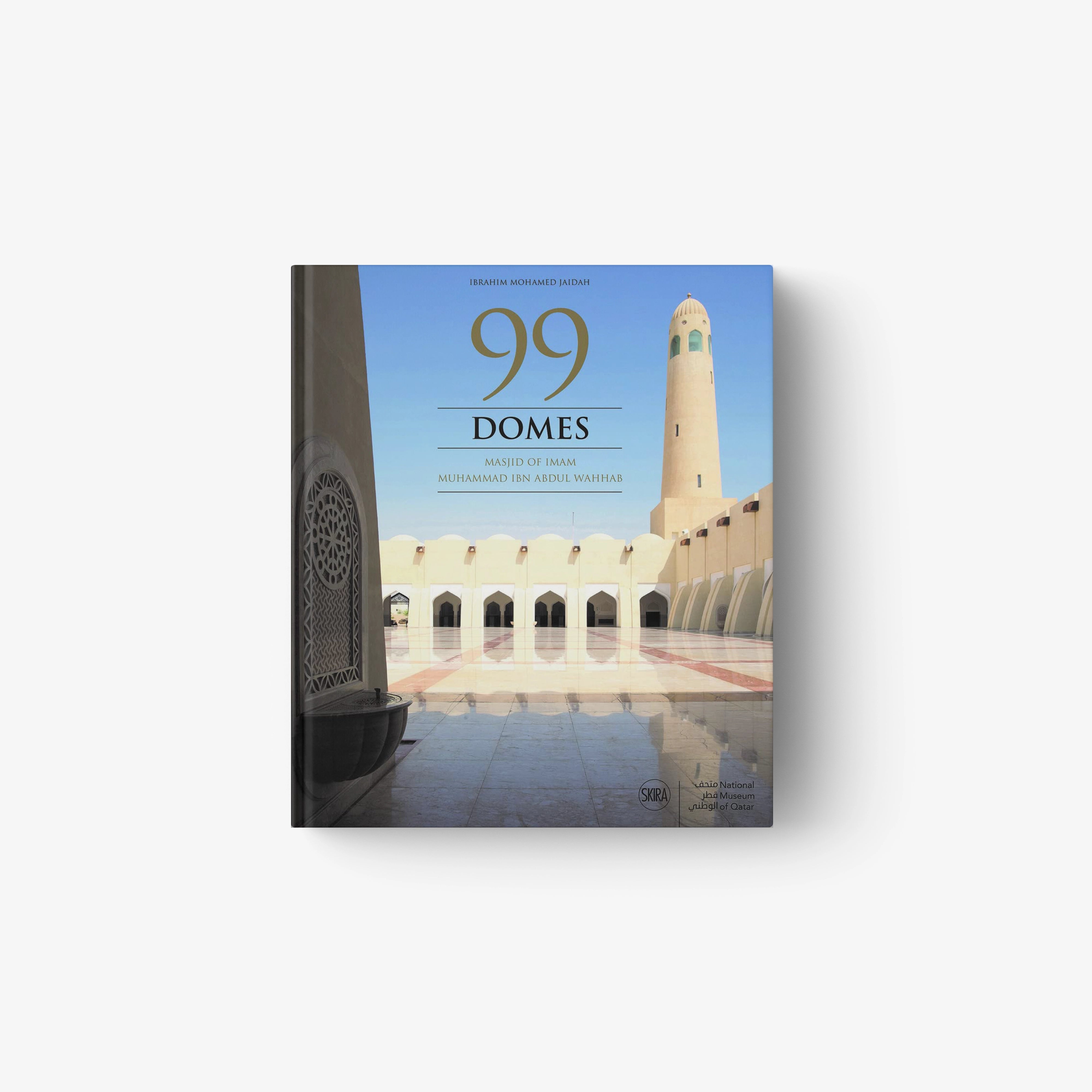 Book with “99 Domes” title and mosque dome artwork on the cover