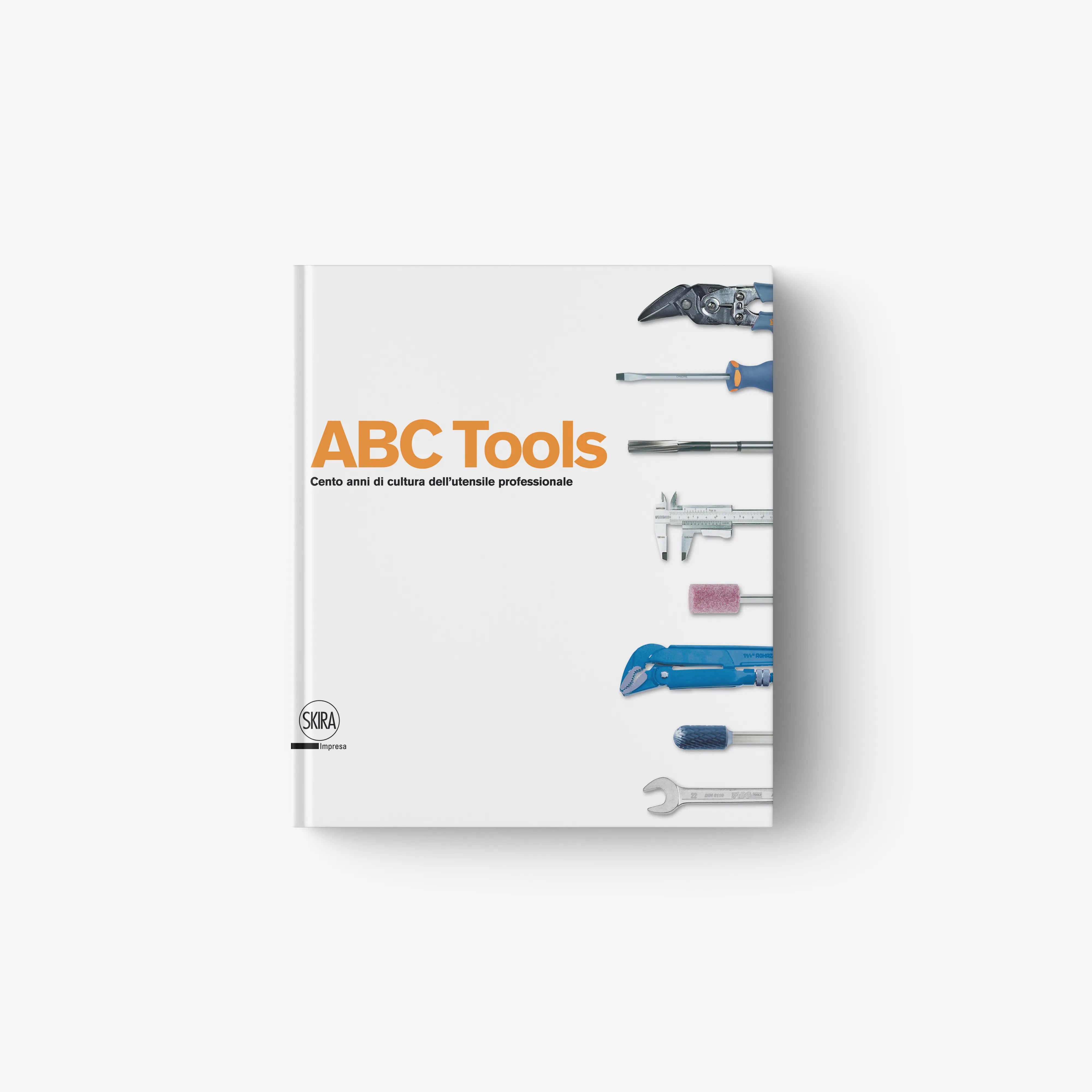 ABC Tools tool set package with illustrated tools on white cover