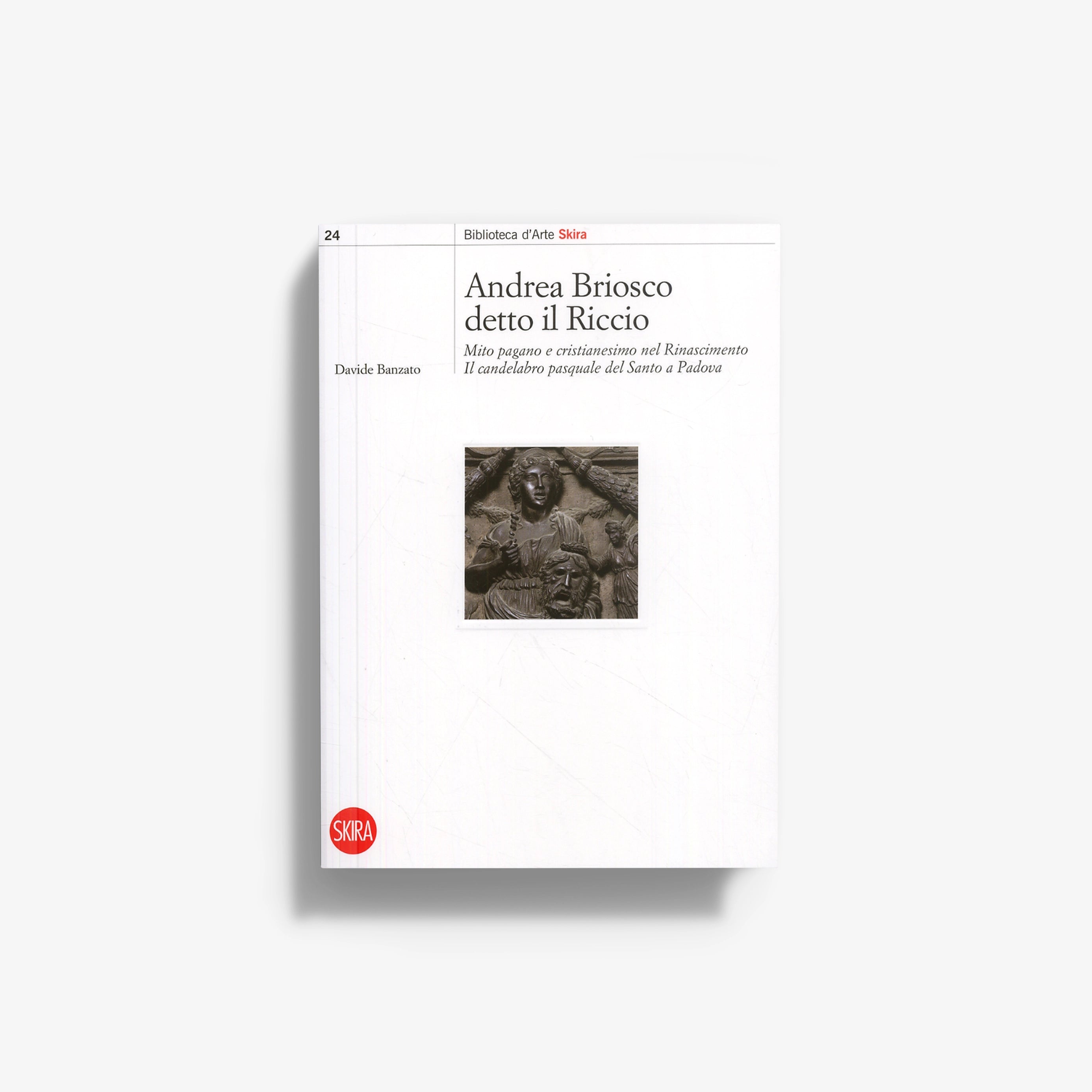 Art book with illustrated cover featuring a small grayscale portrait