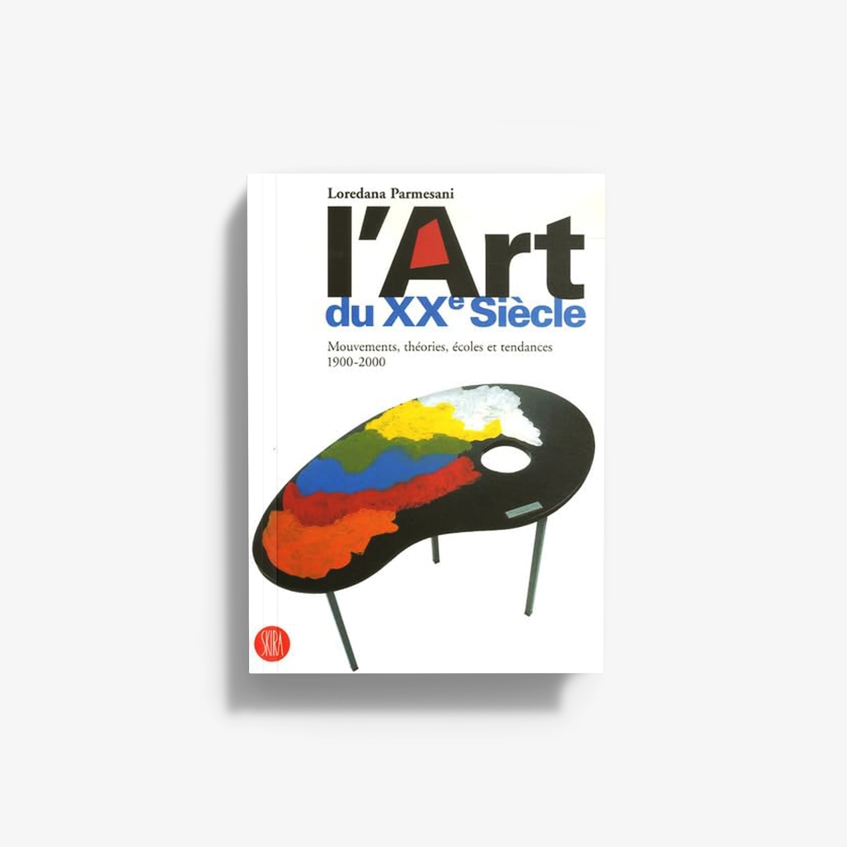 Twentieth-Century Art book with painted palette stool cover illustration