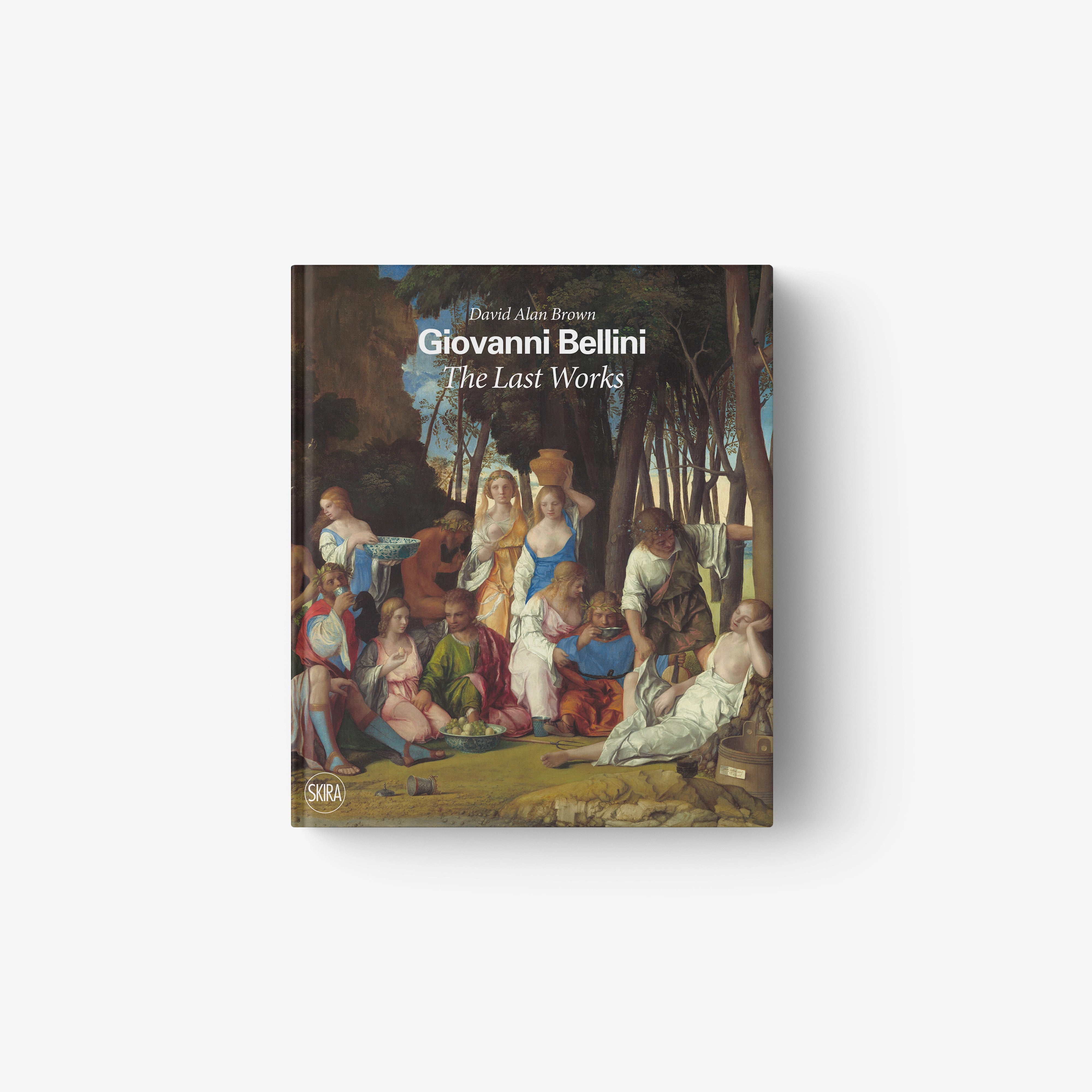 Giovanni Bellini art book with painted religious scene cover, 'The Last Works'