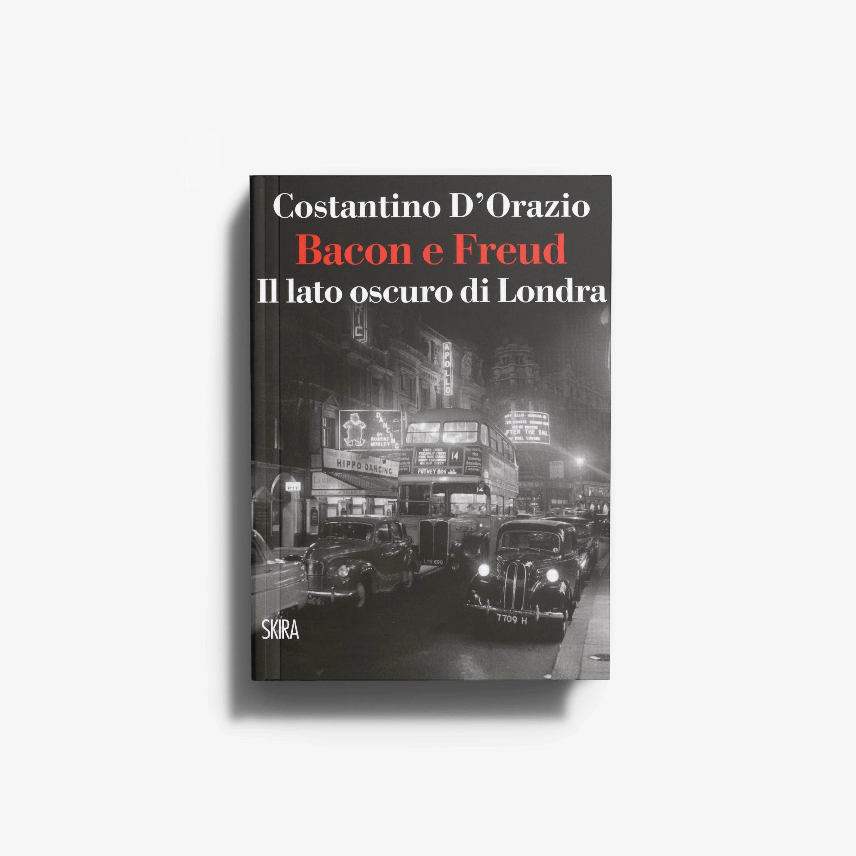 Hardback art book Skira Arte with dark cover, Bacon e Freud and Il lato oscuro di Londra text