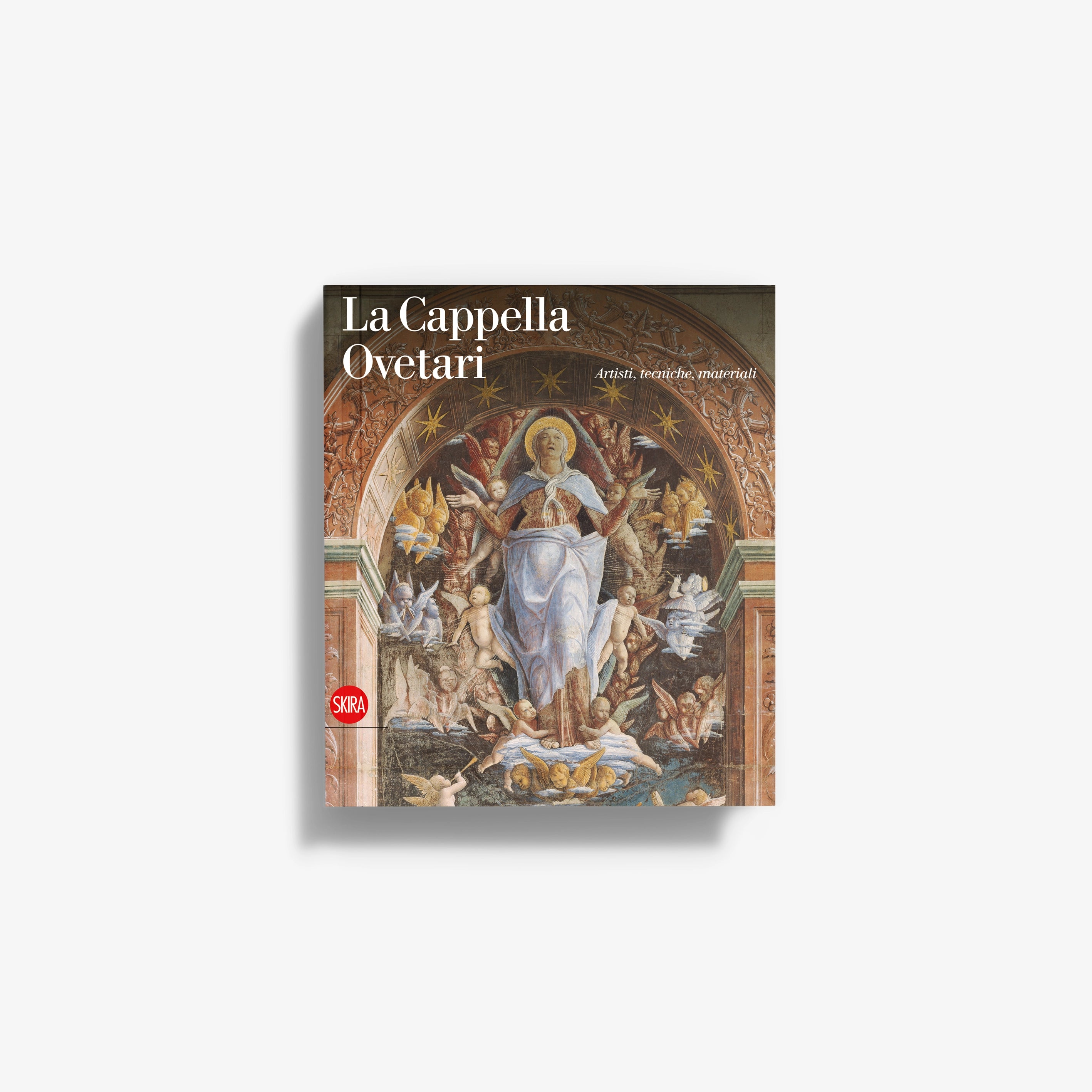 La Cappella Ovetari art book cover with vaulted fresco-style painting of saints