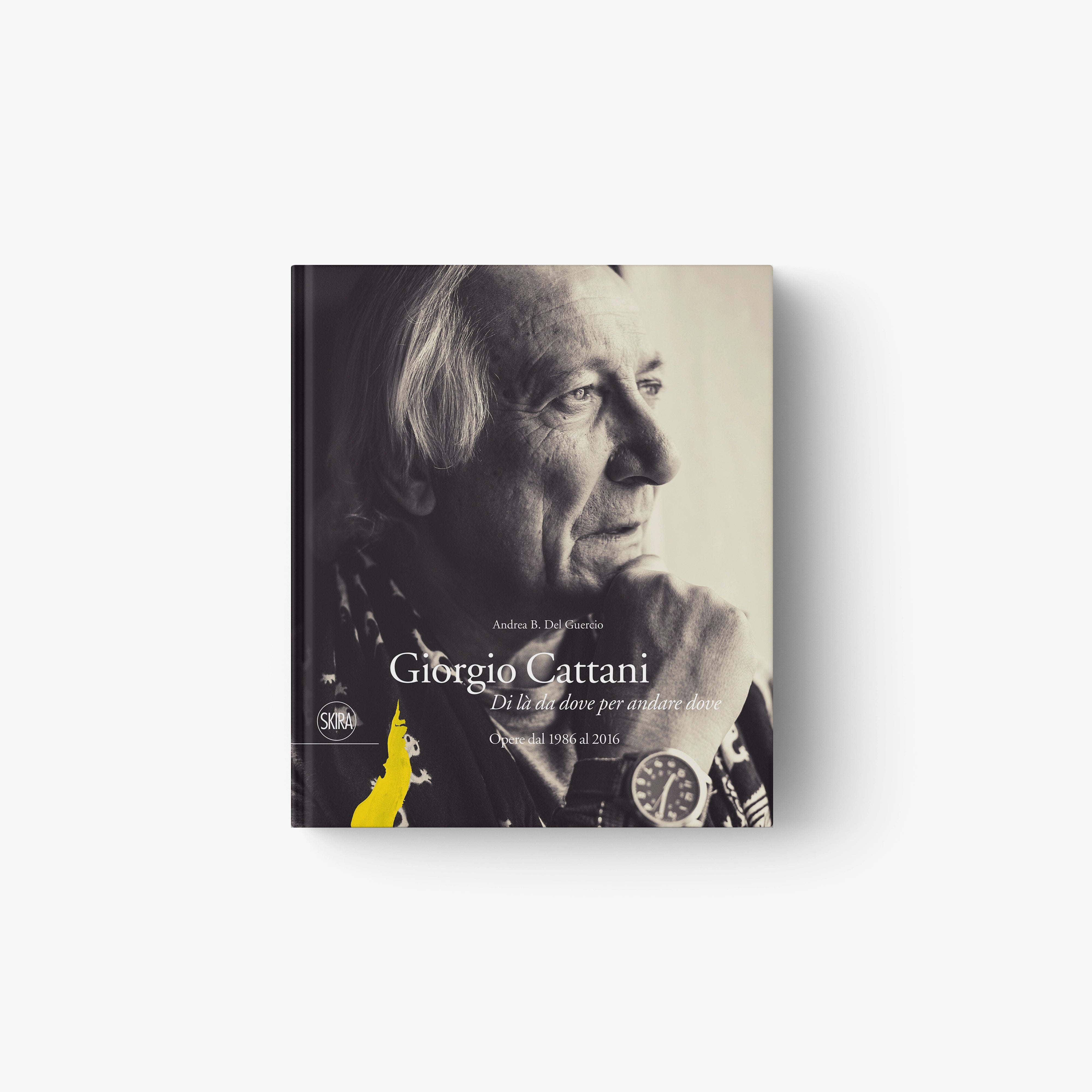 Giorgio Cattani art book with black-and-white portrait cover