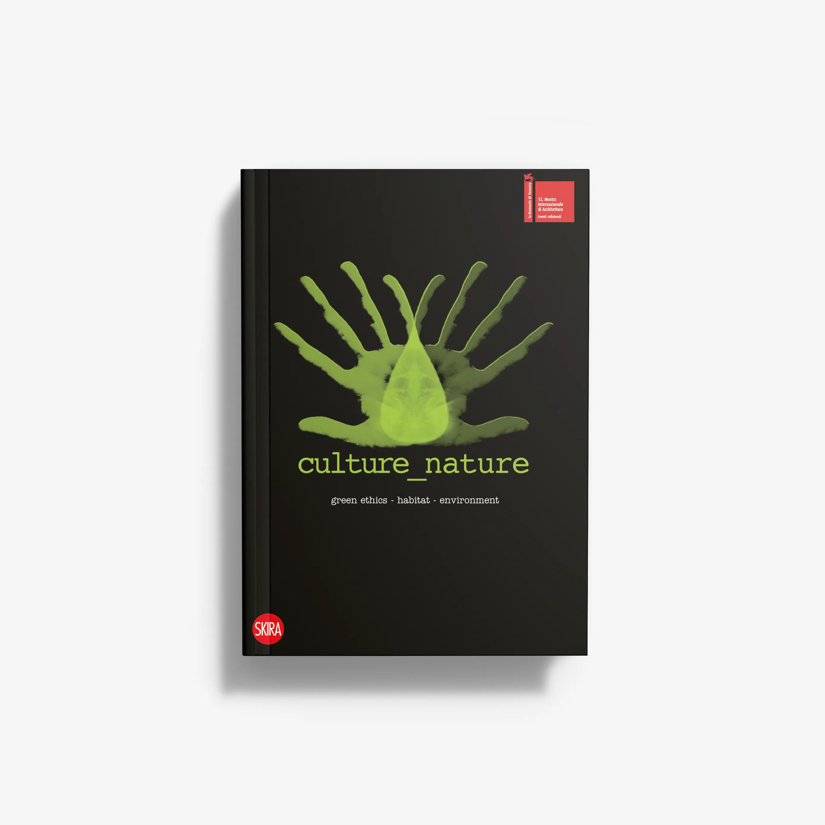 Black book with green plant illustration and yellow "culture_nature" text