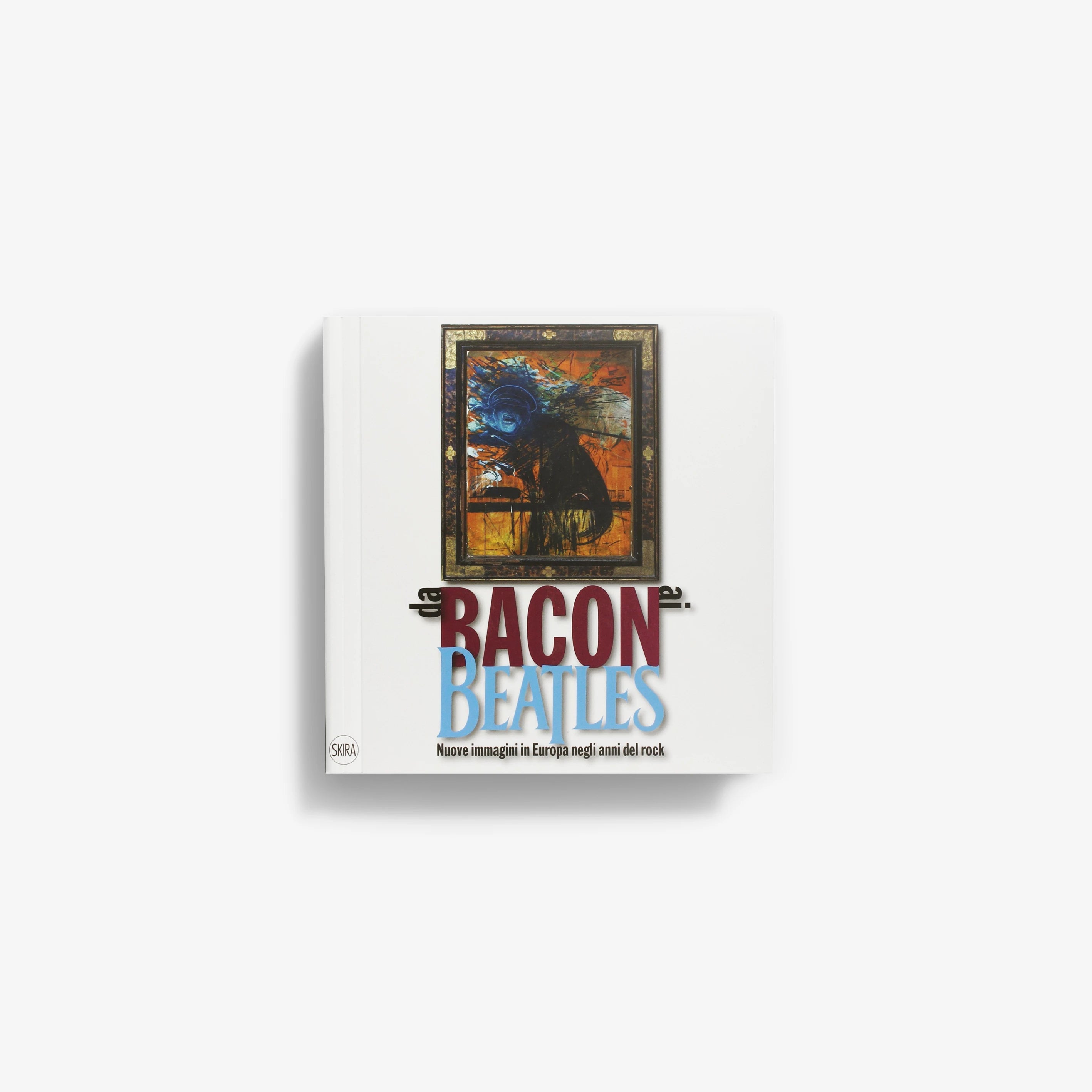 Book with illustrated cover and bold "BACON BEATLES" title