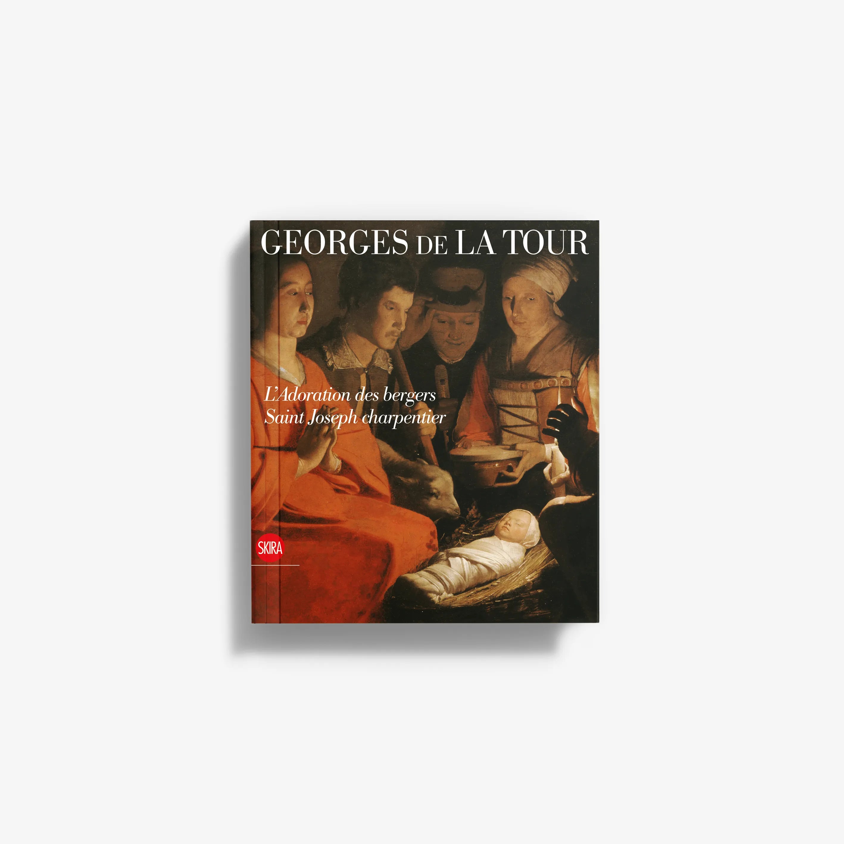 Art history book with illustrated cover featuring painted figures and warm orange clothing