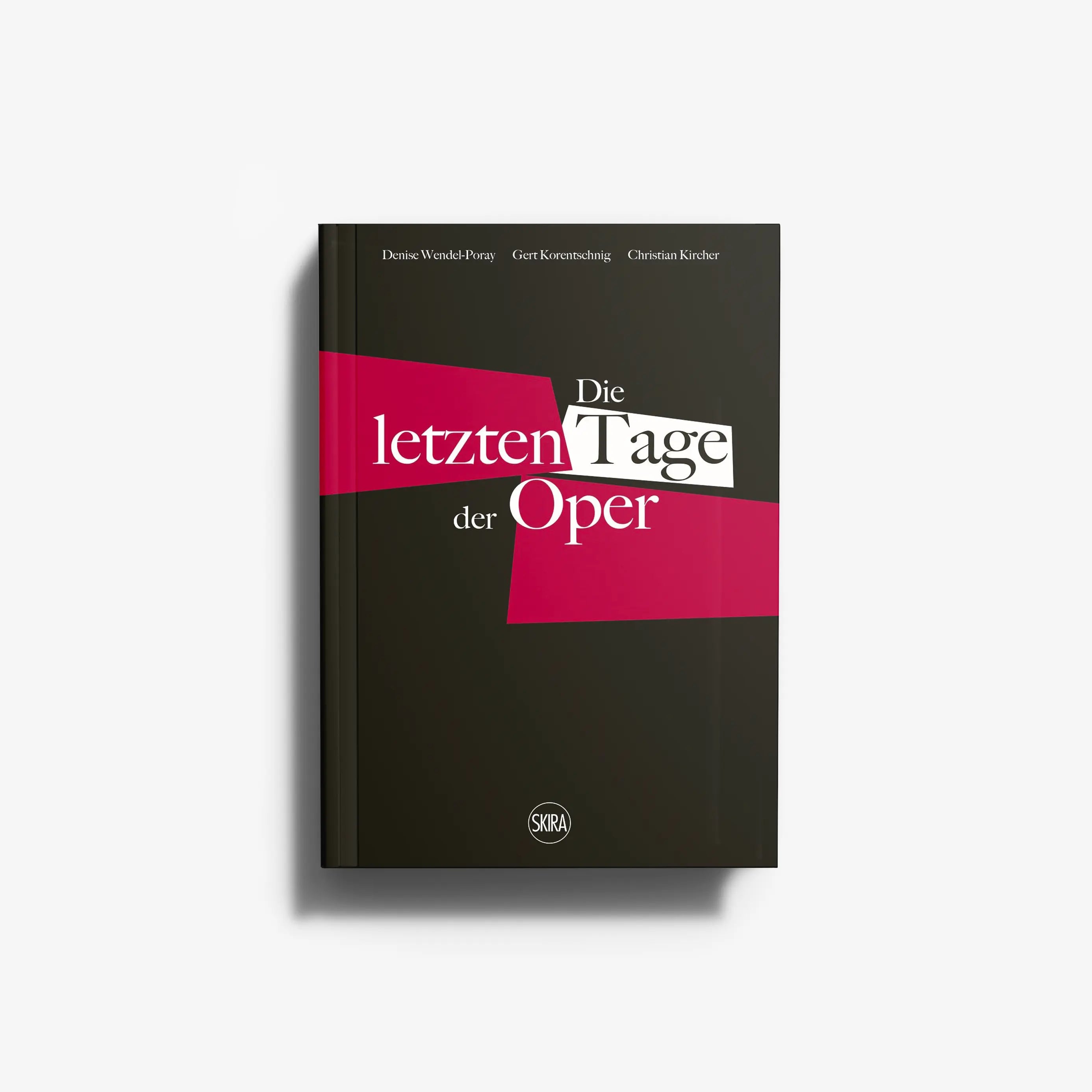Opera and theatre studies book by Skira Arte, black cover with magenta band, Sammelband with rund 100 Aufsätzen