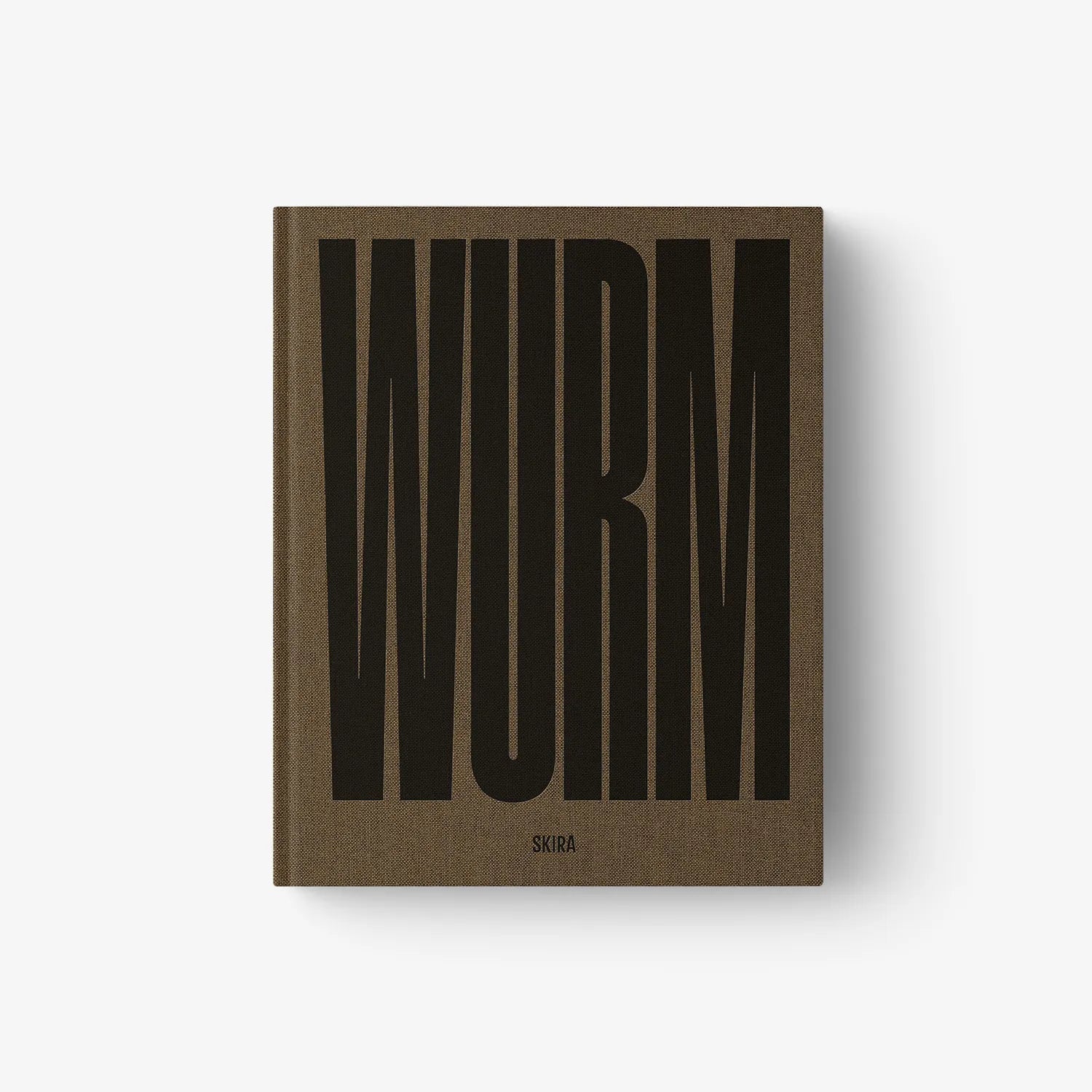 Hardcover art book cover with brown typography and SKIRA logo.