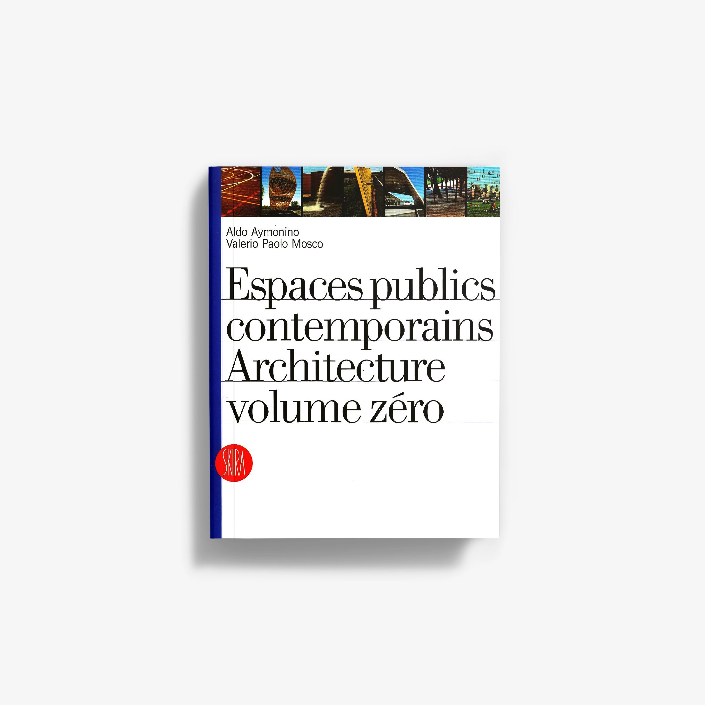 Contemporary public spaces book with illustrated cover and large title text