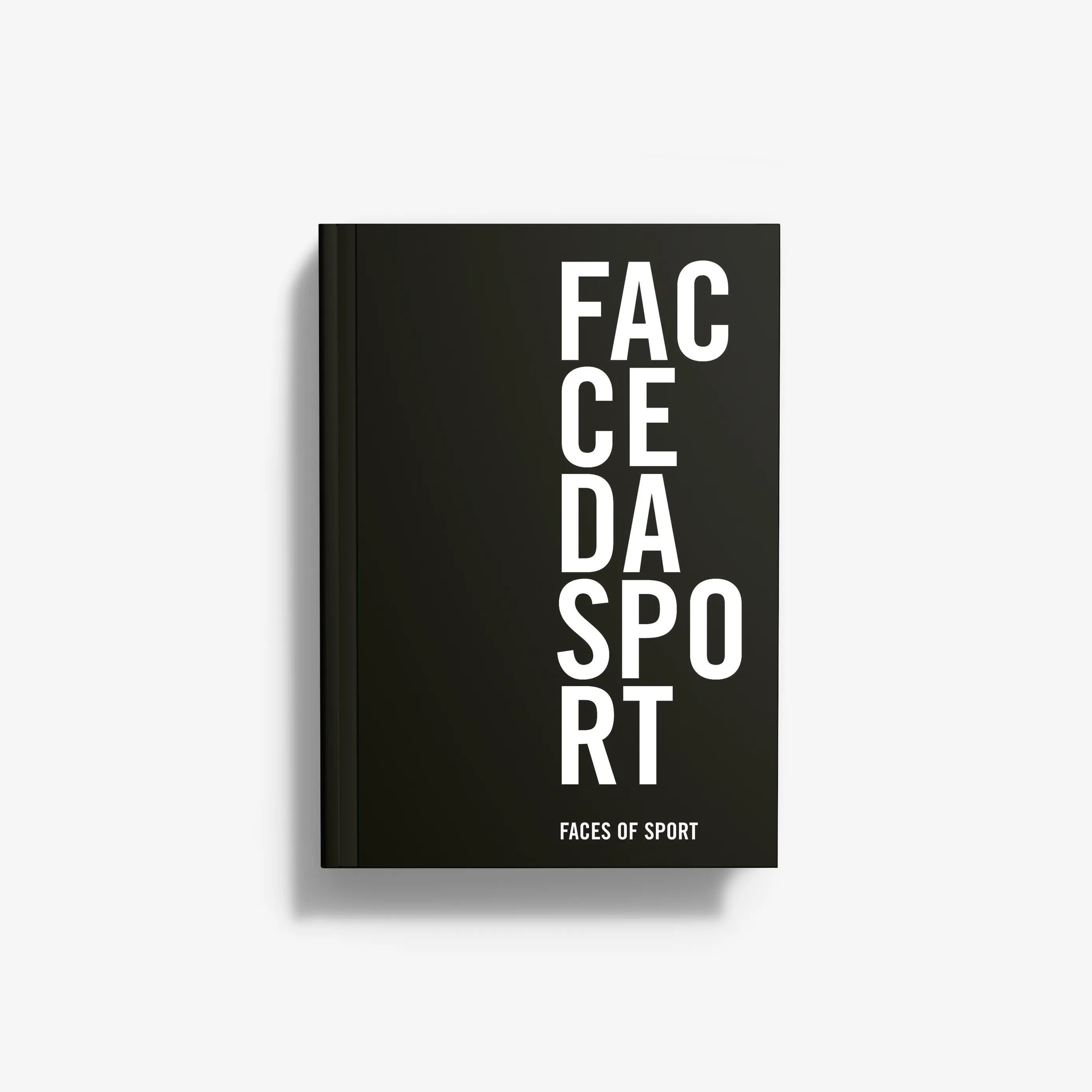 Sport photo book in black with white lettering, Skira Arte, hardback cover