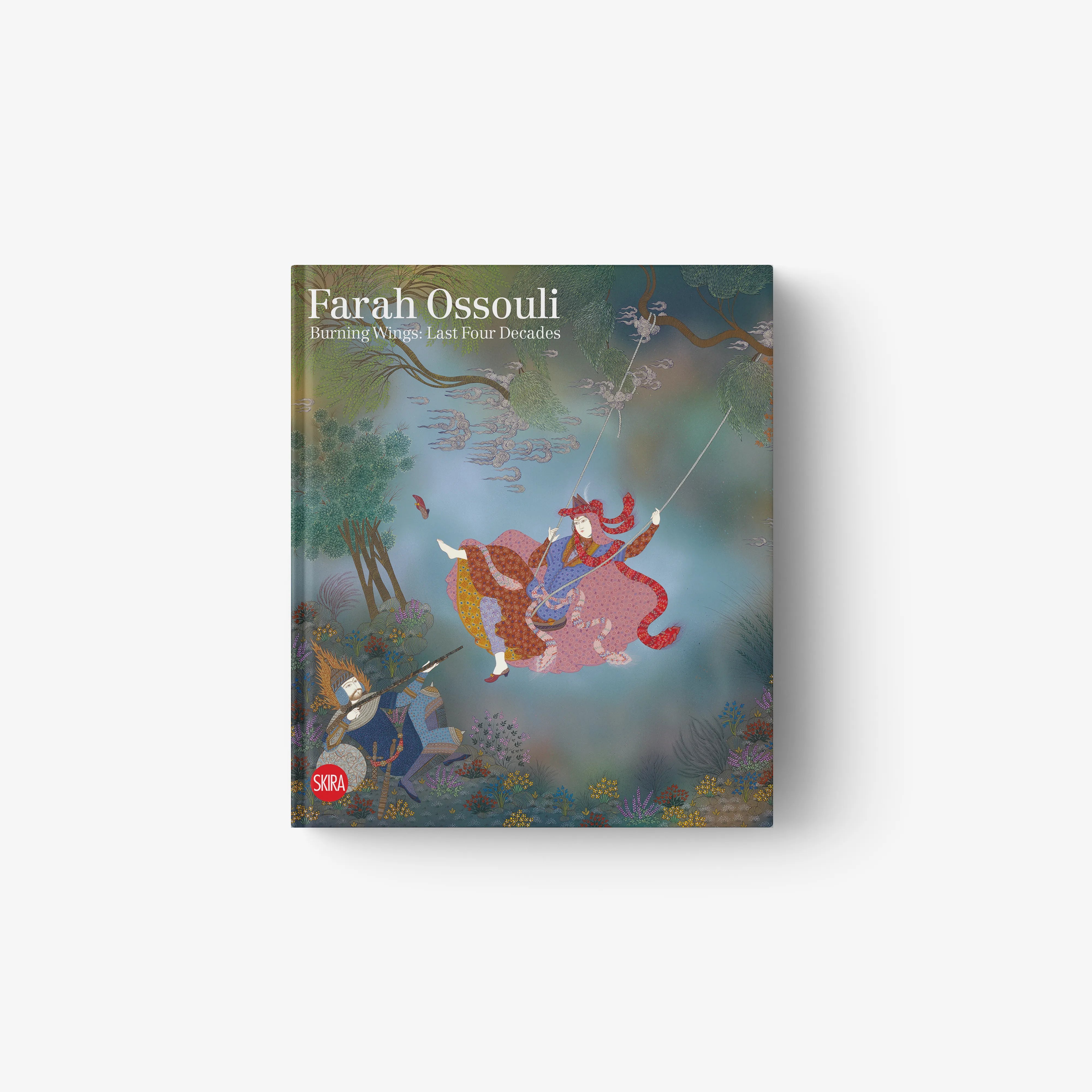 Contemporary art book by Skira Arte, Farah Ossouli, featuring Iranian painter Farah Ossouli subject in blue and green cover