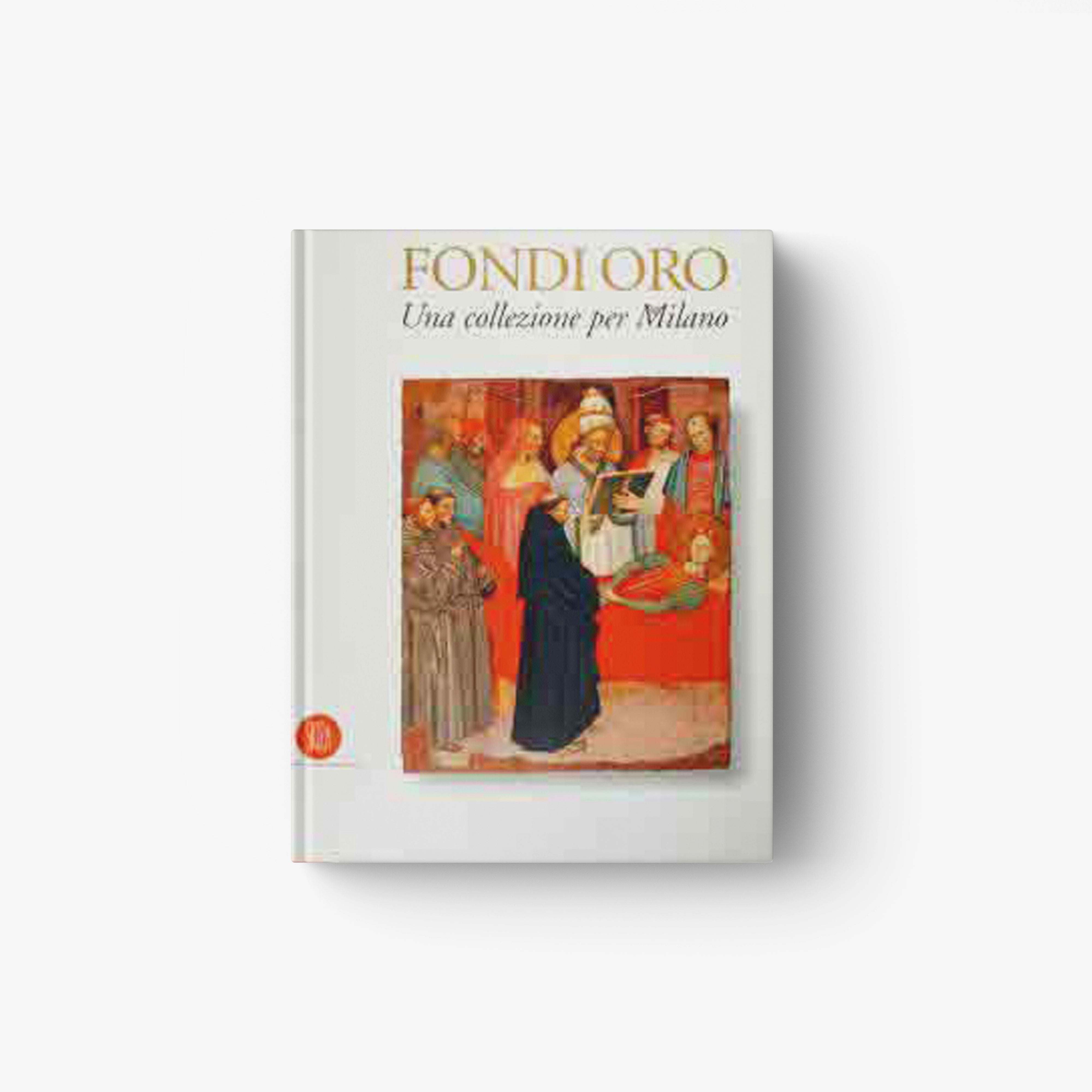 FONDIORO hardcover book with white cover and colorful religious scene illustration