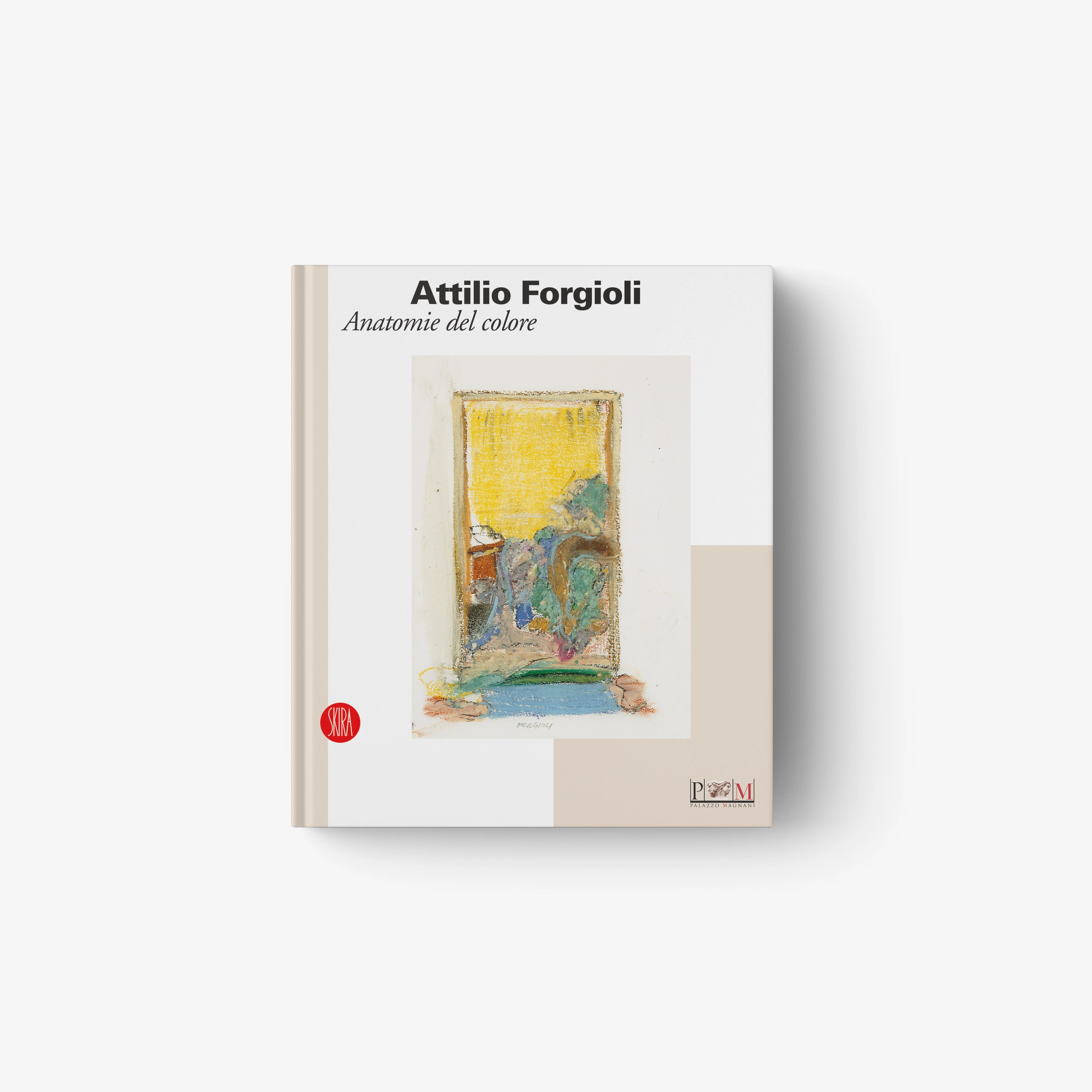 Art book with illustrated cover by Attilio Forgioli, Anatomy of Color