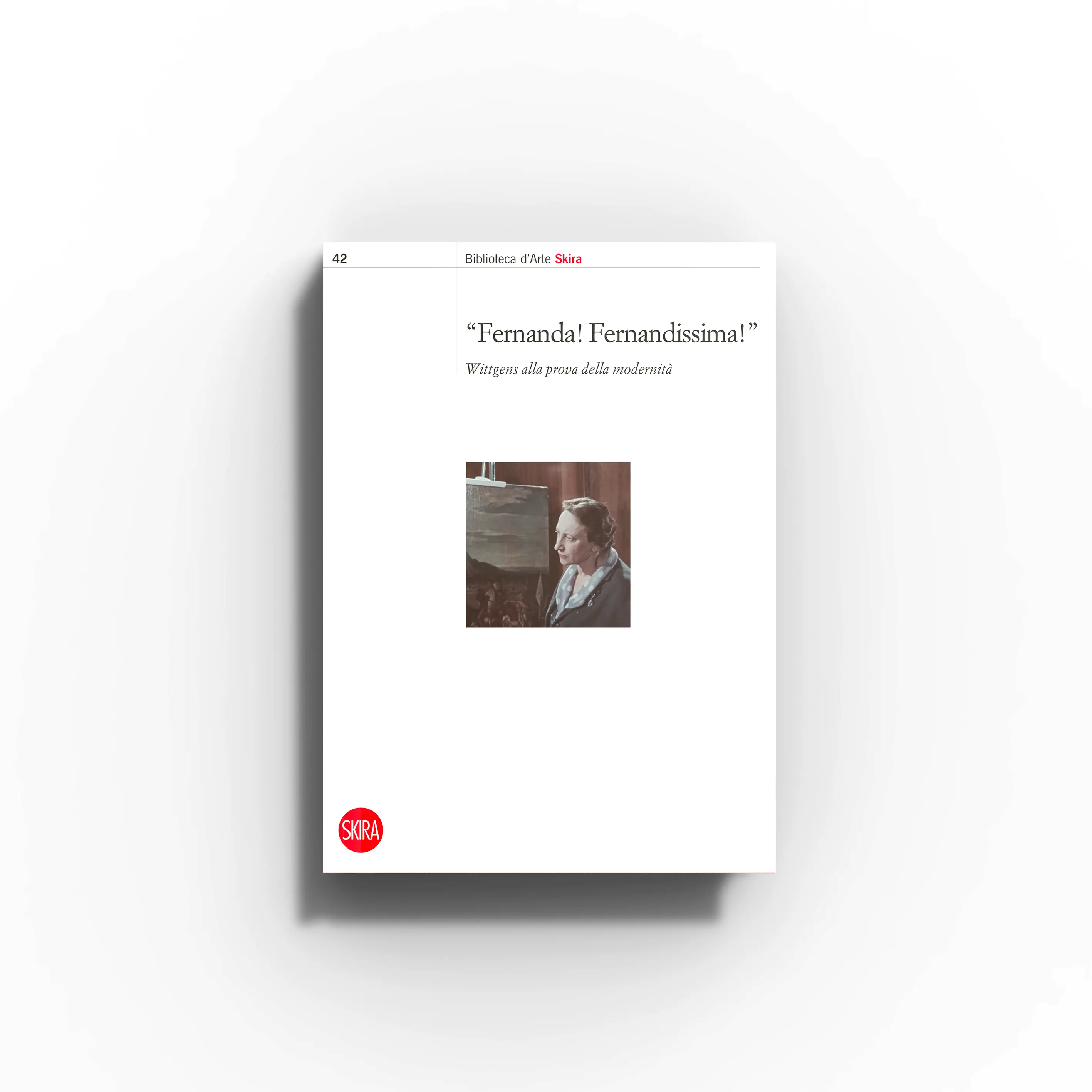 Art book in white cover with Skira Arte branding, featuring Fernanda Fernandissima and modern art history text
