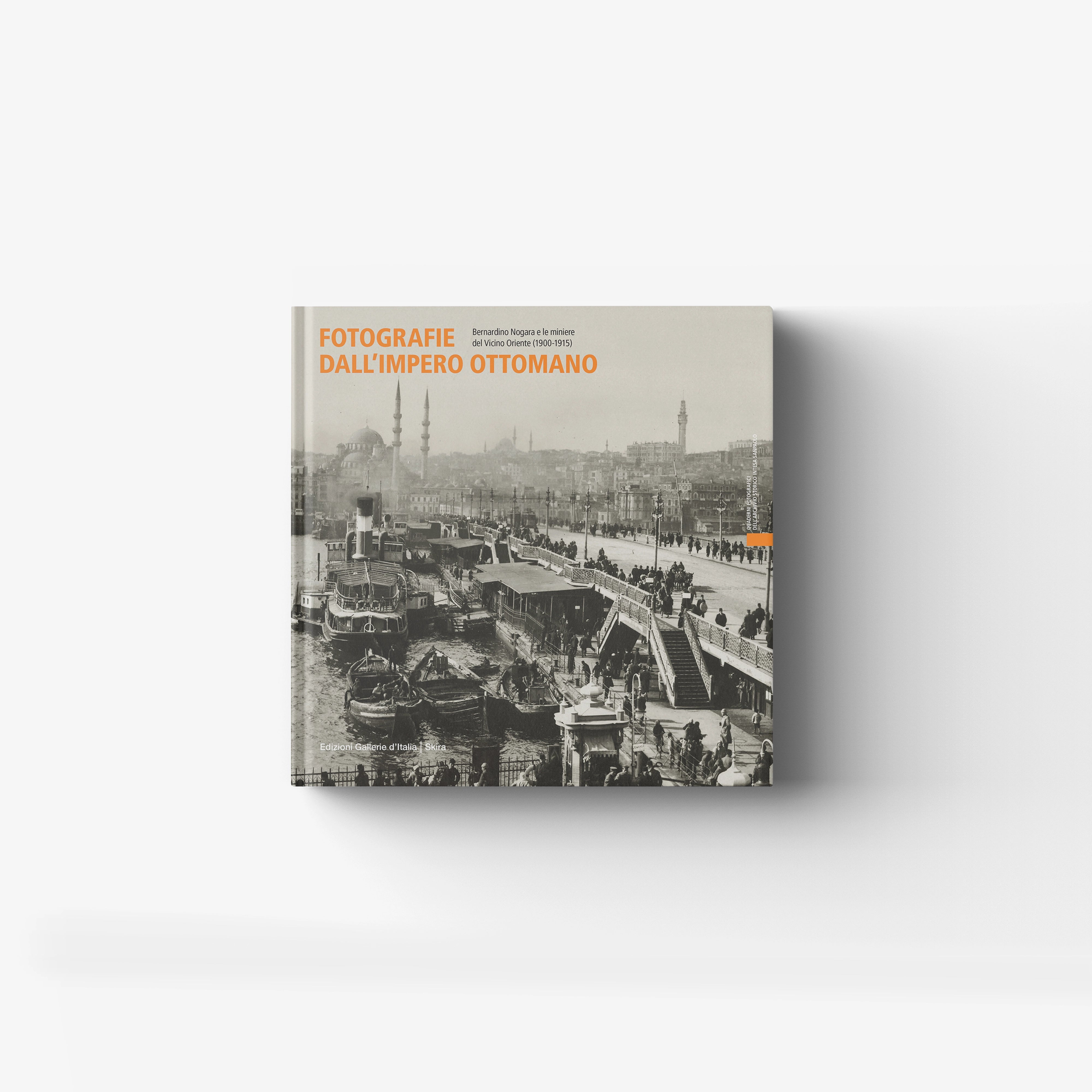 Historical photo book by Skira Arte, black and white Ottoman Empire photographs, third volume in Quaderni fotografici series