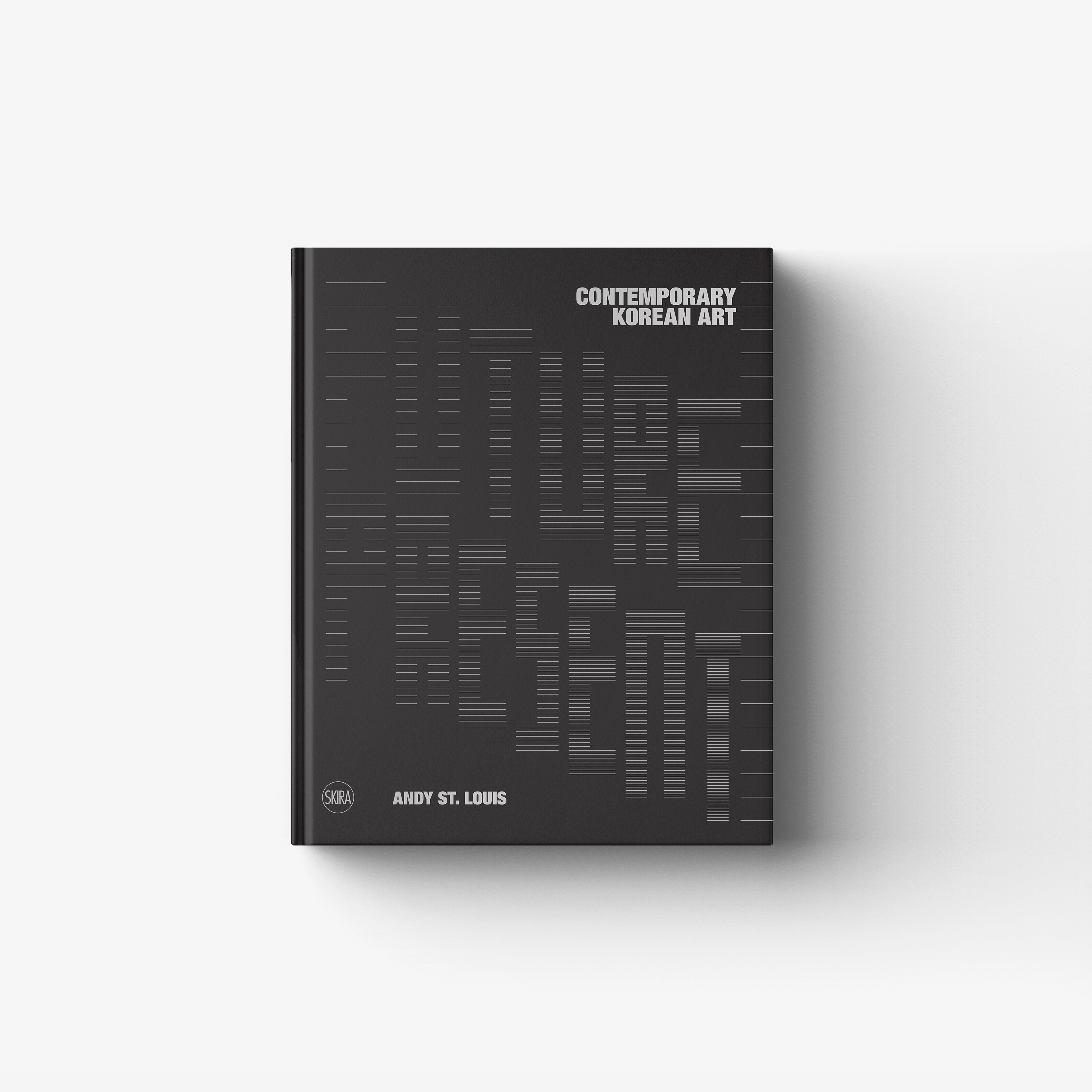 Contemporary art book by Skira Arte in dark grey with full colour artist portfolio presentations