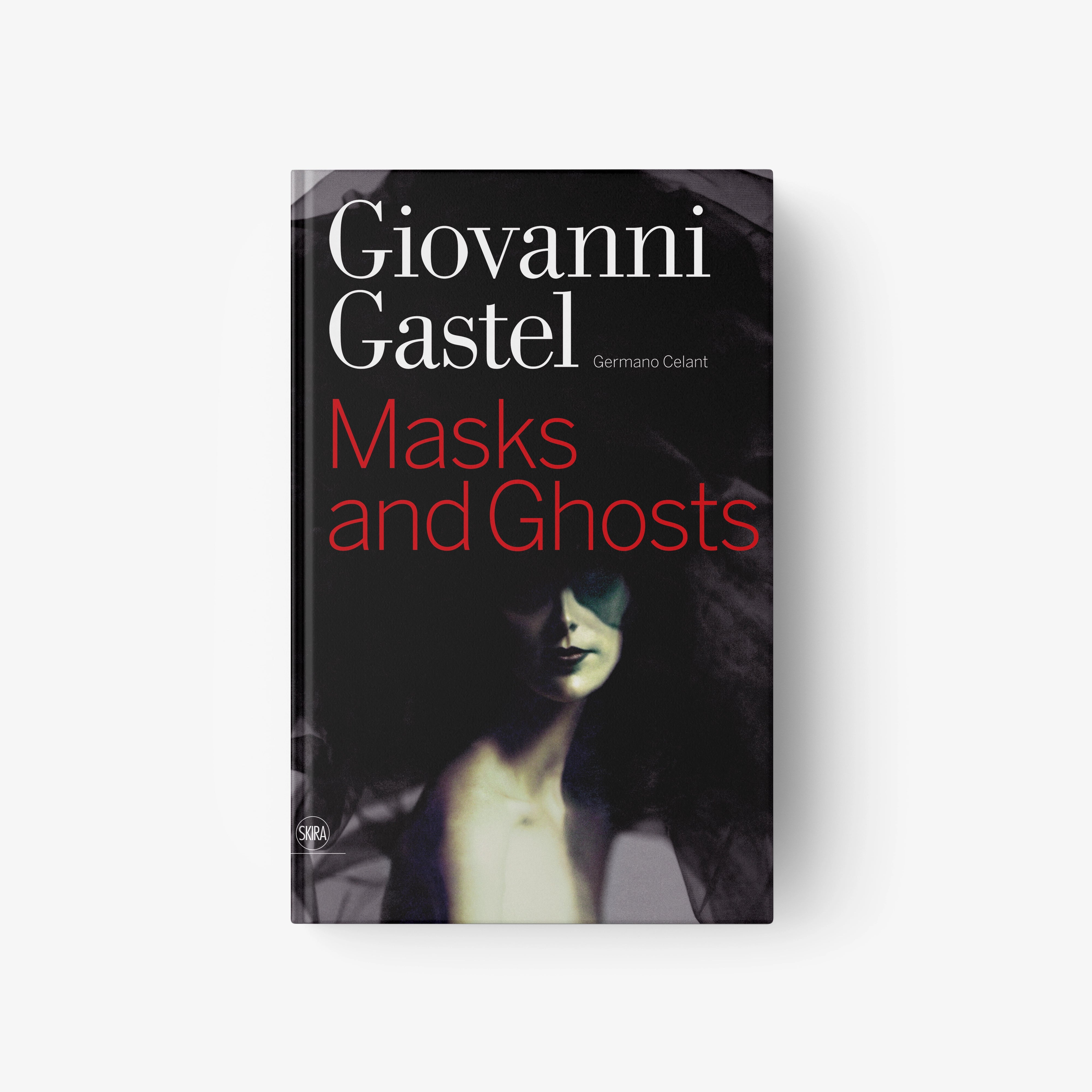 Hardcover book with dark cover, woman portrait, and red-and-white title text