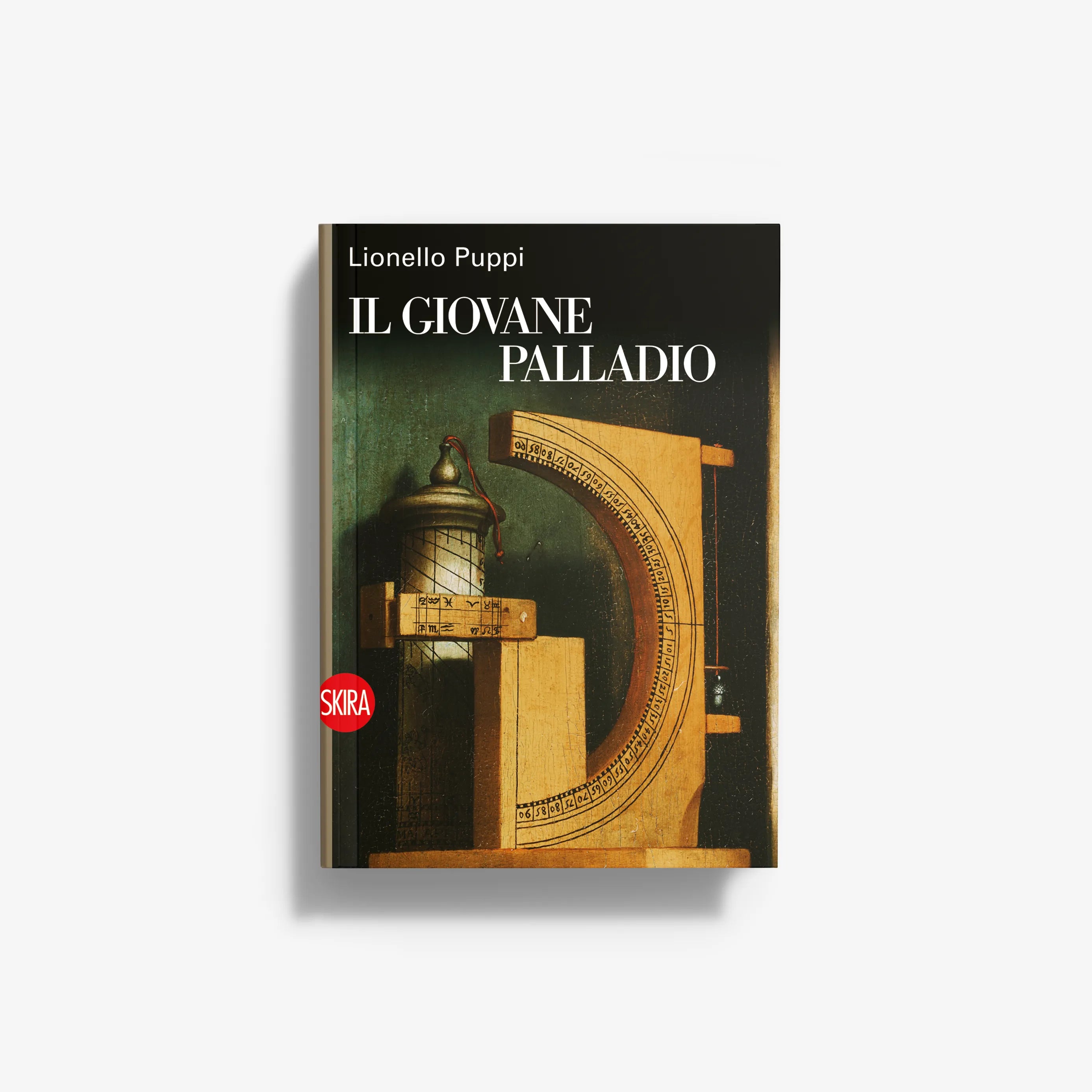 The Young Palladio book cover with green building illustration and arch detail