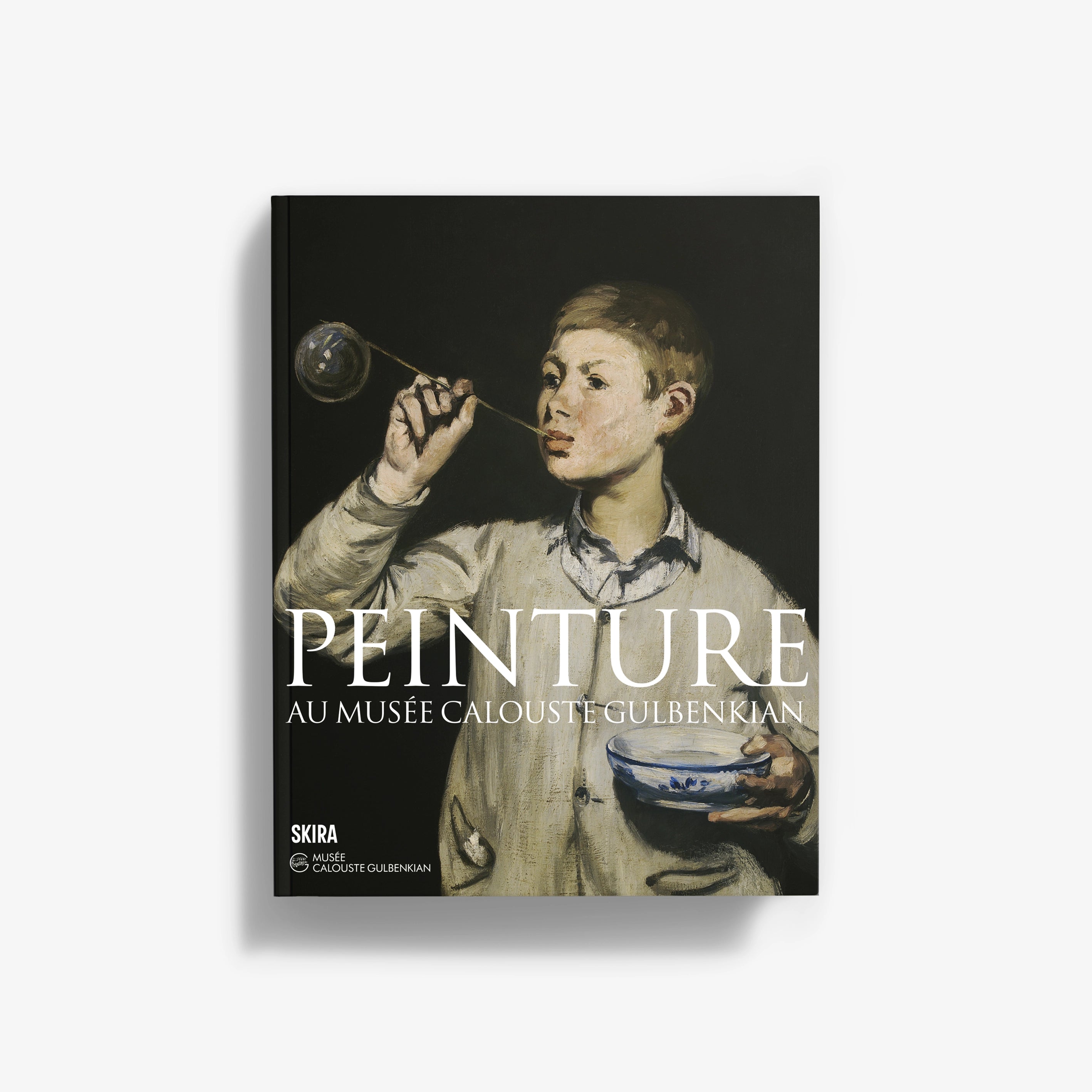 Painting at Calouste Gulbenkian Museum book cover with boy holding a paint palette