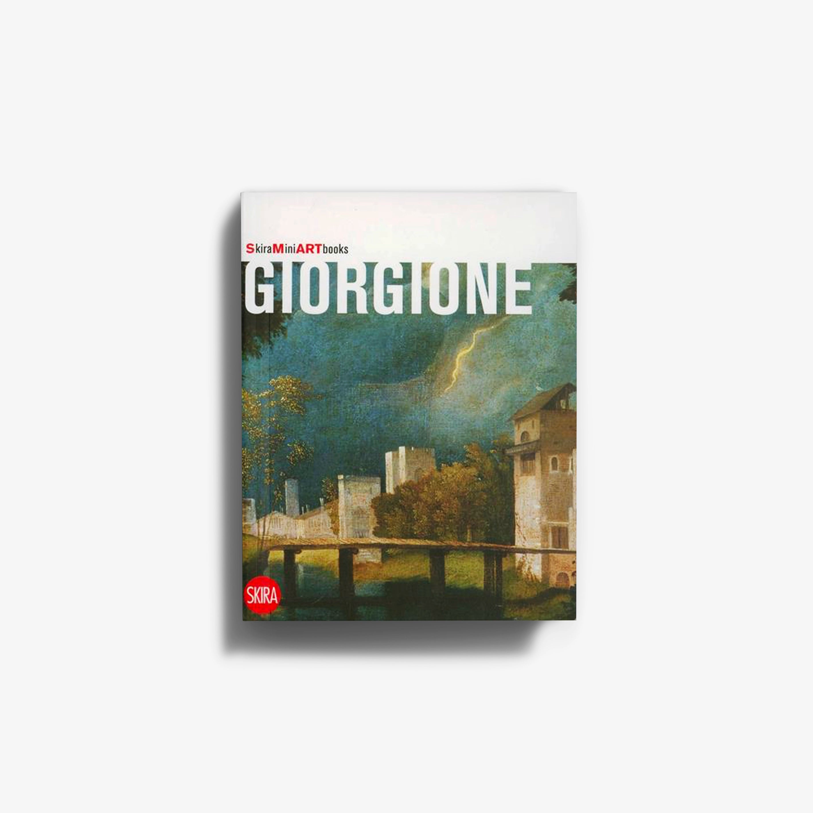 Art book Giorgione by Skira Arte with green and gold cover, SkiraMiniARTbooks series