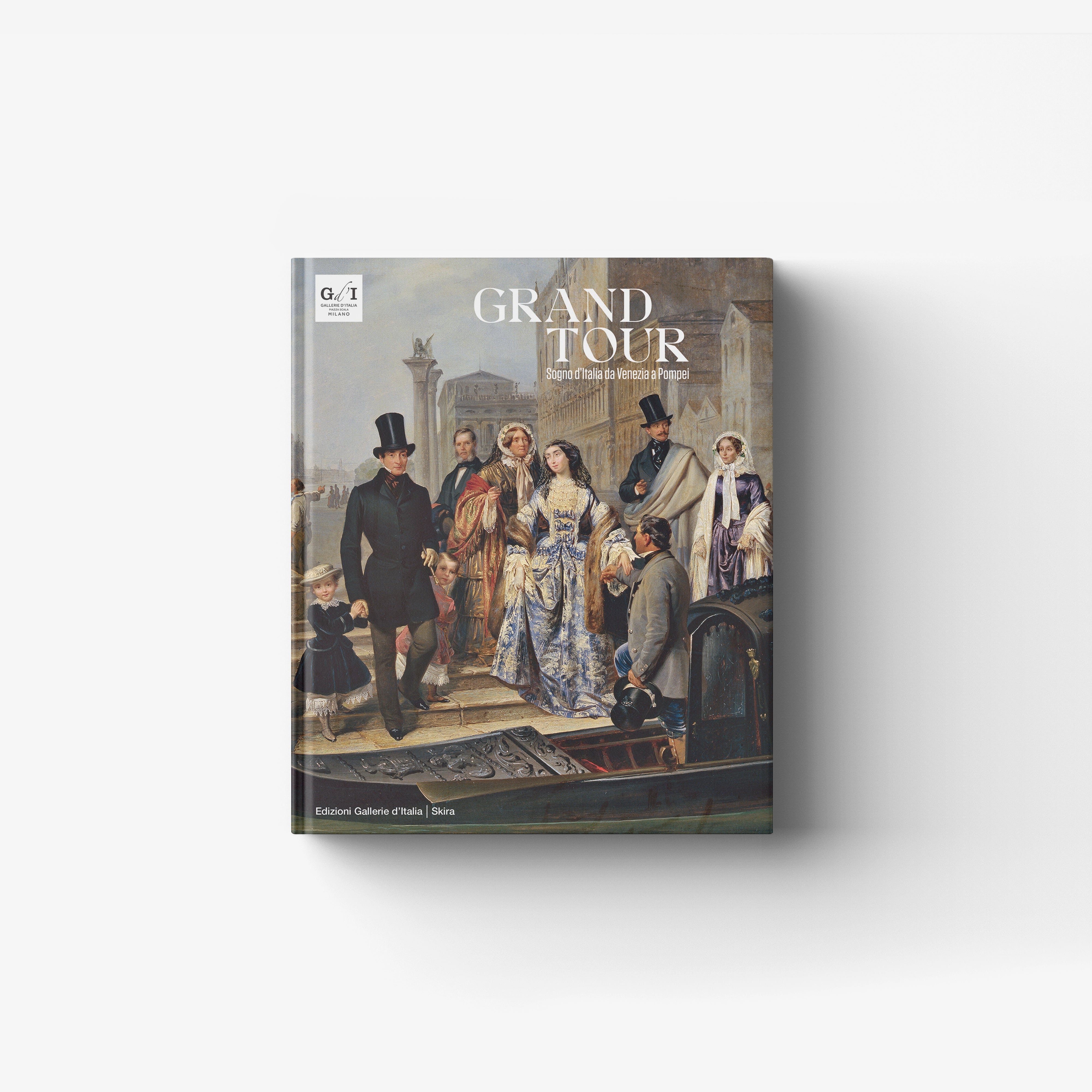 Art book Grand Tour by Skira Arte with classical Italia between late Seicento and early 1800s artwork