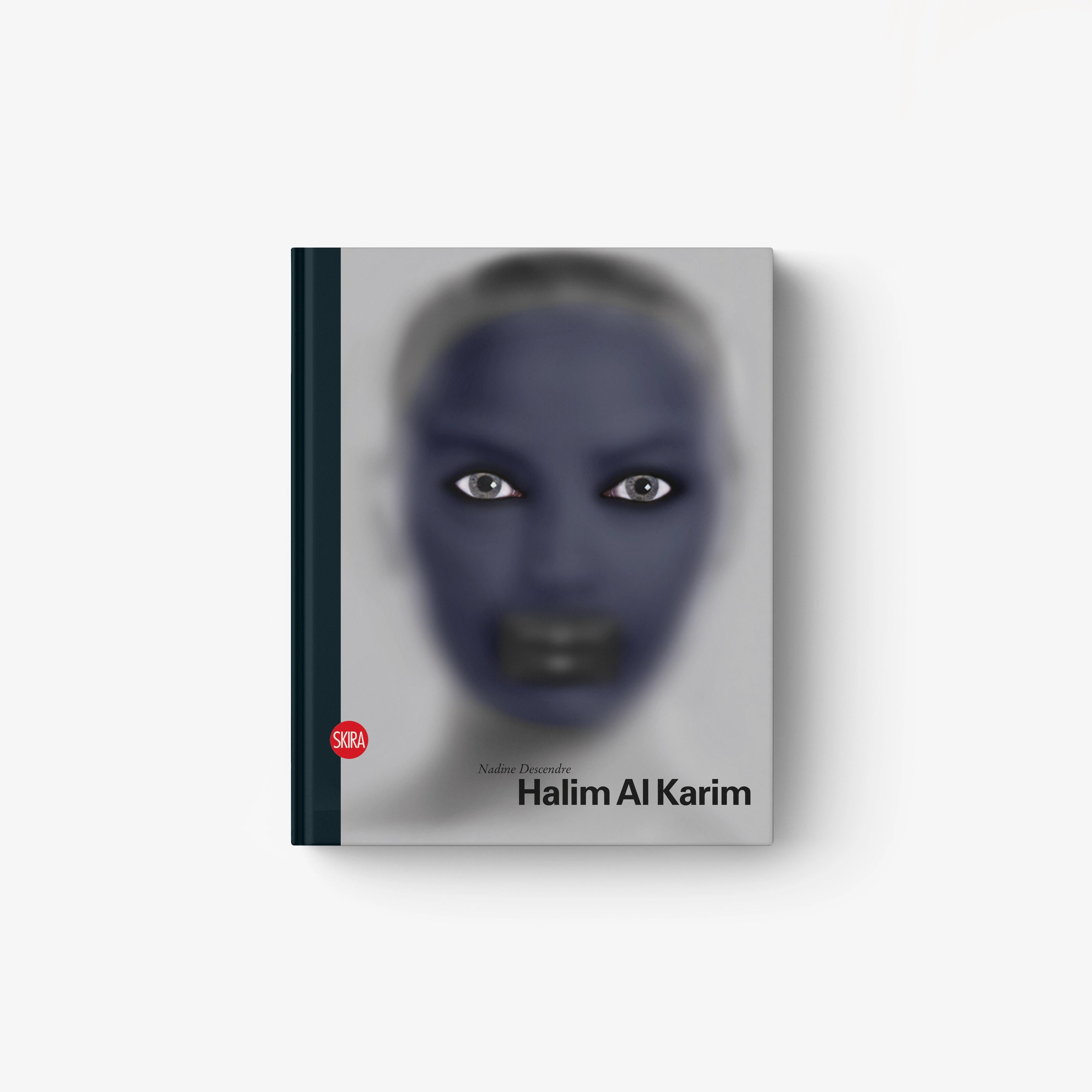 Halim Al Karim book cover with portrait face illustration