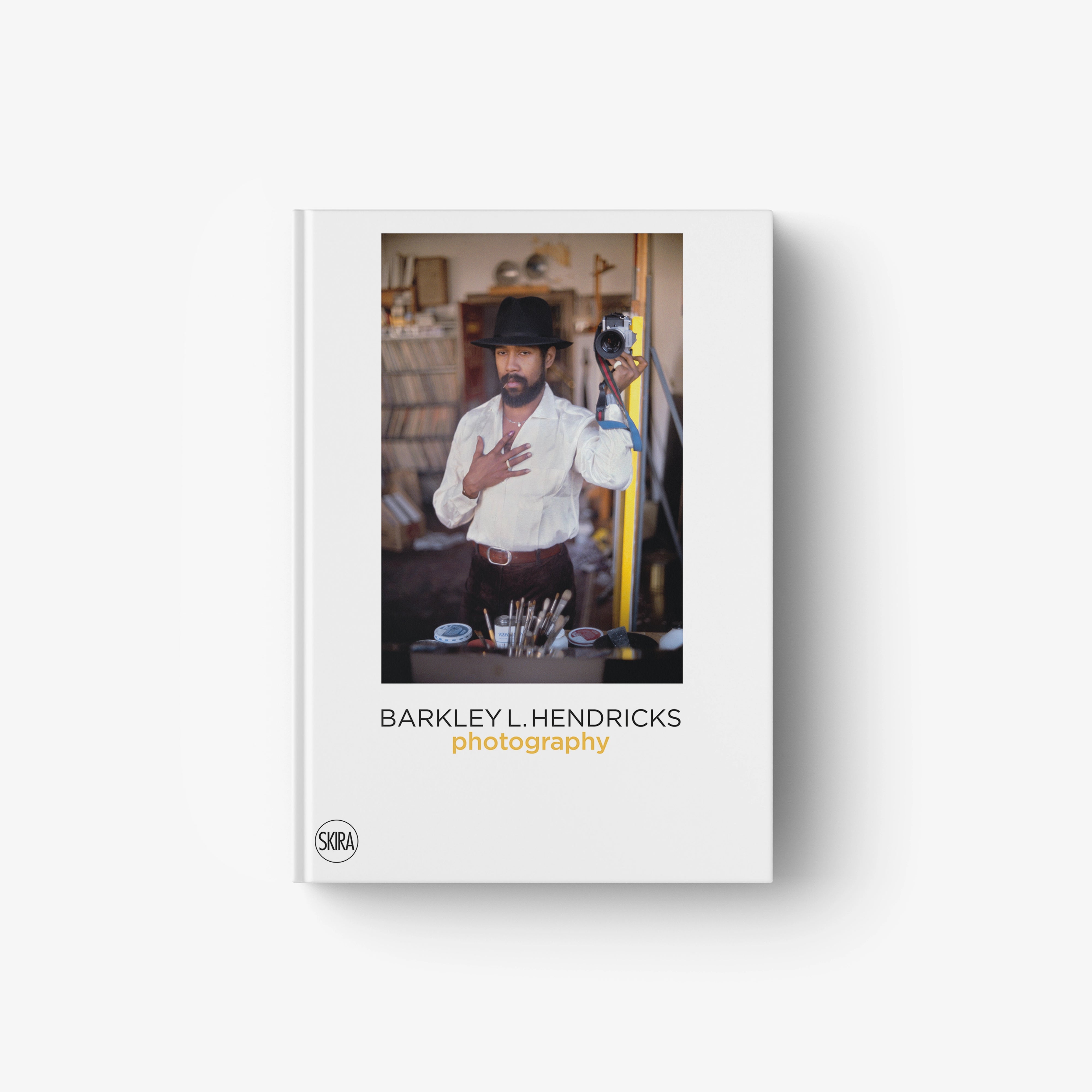 Hardcover photography book, portrait cover with BARKLEY L. HENDRICKS photography title