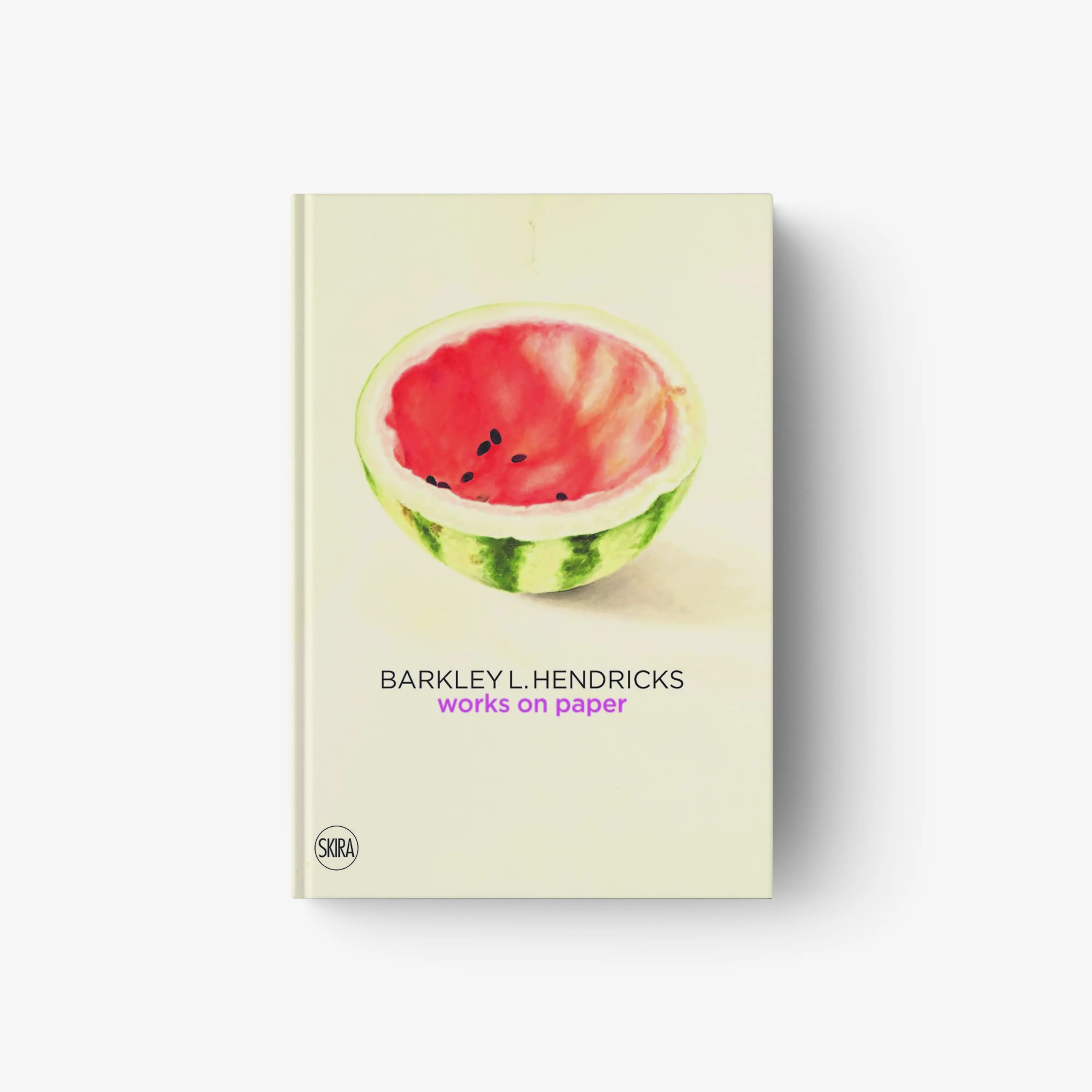 art booklets and monograph set by Skira Arte, pale yellow cover with watermelon artwork