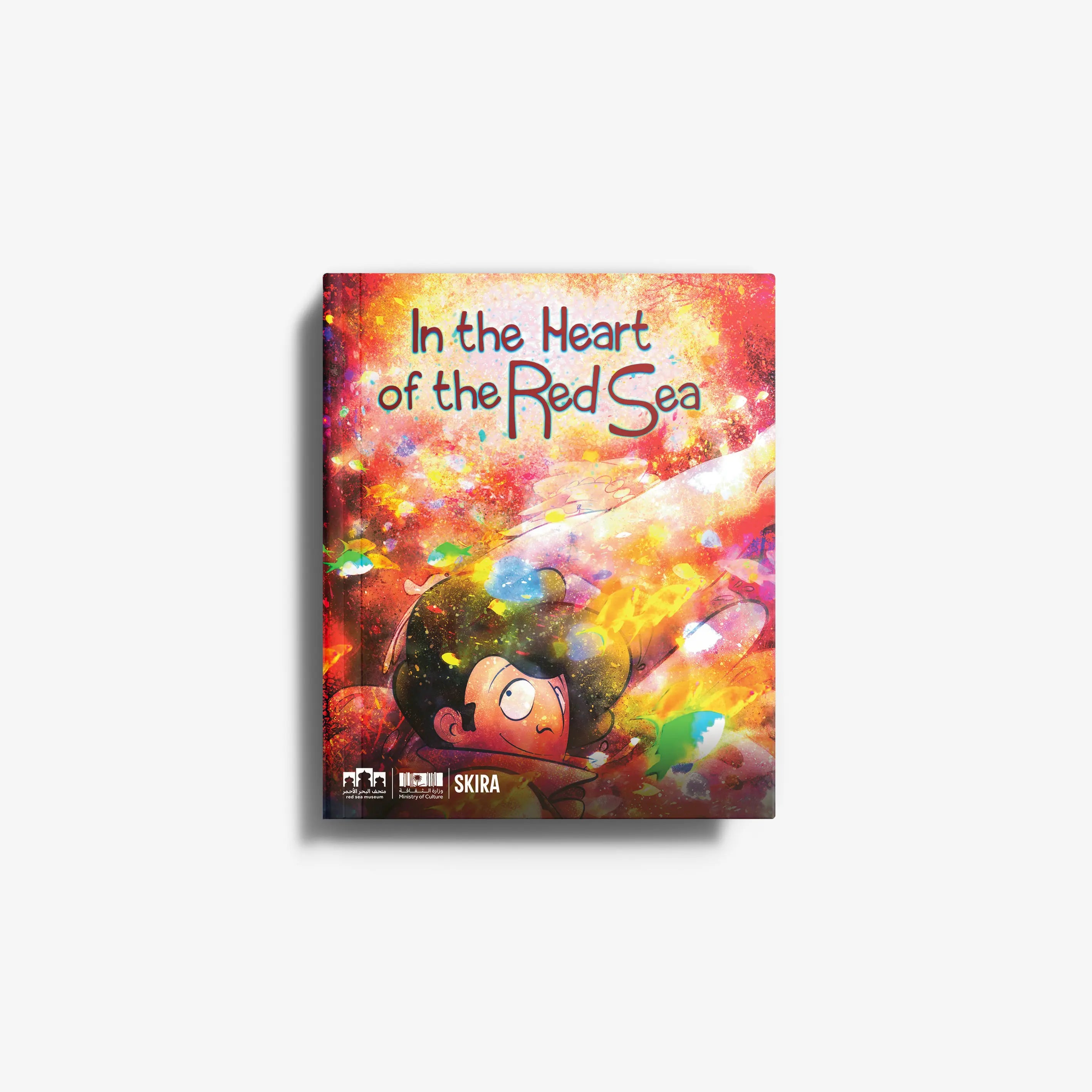 Children's picture book by Skira Arte with a colourful Red Sea cover illustration and title text