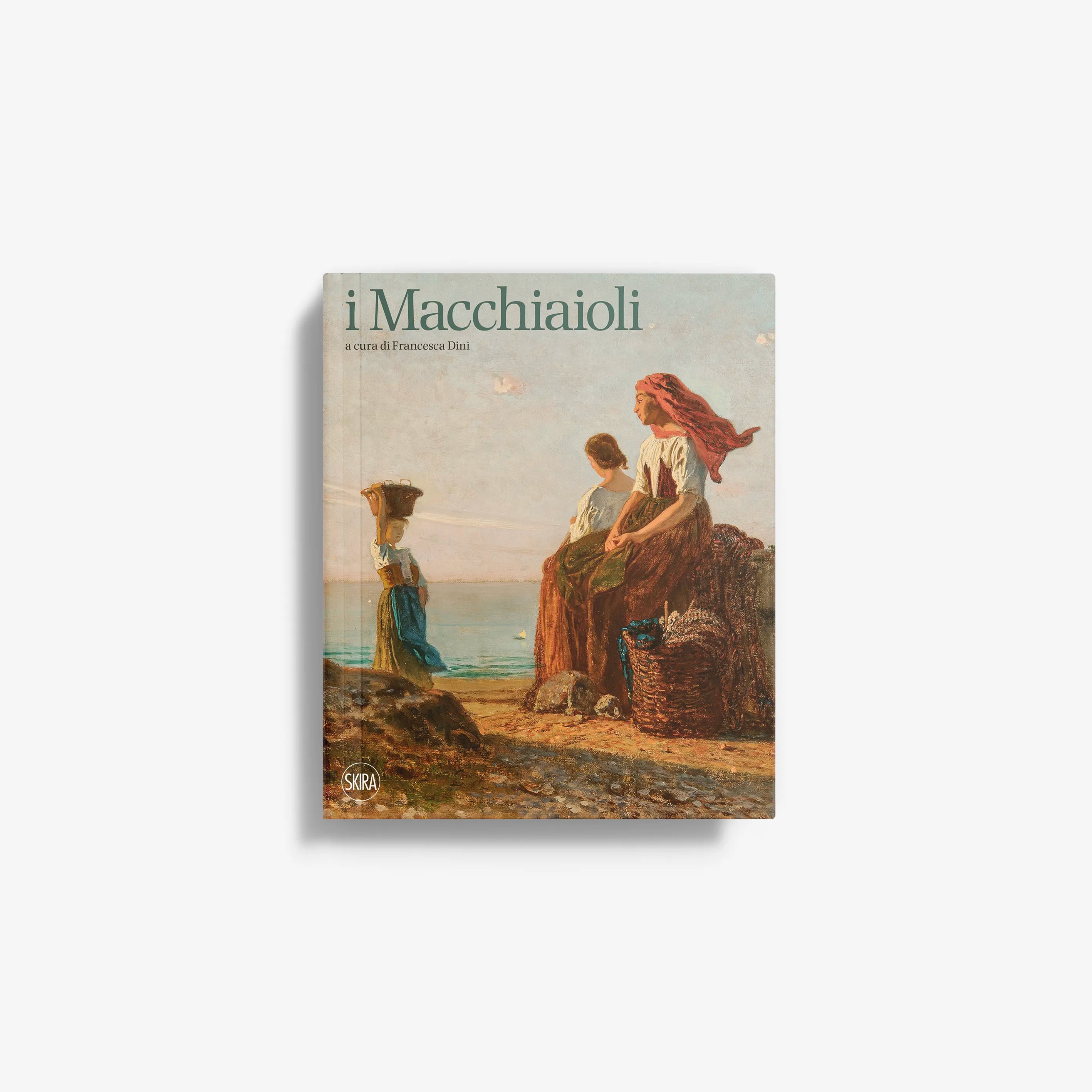 Art book I Macchiaioli by Skira Arte with illustrated cover showing figurative paintings
