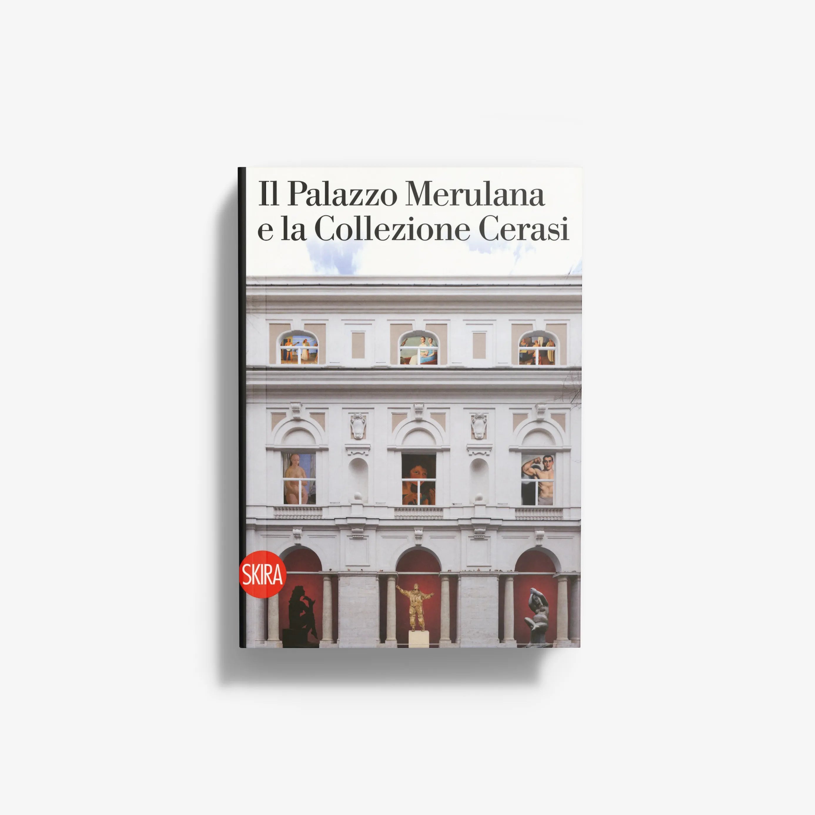 Hardback art book by Skira Arte in white cover with Il Palazzo Merulana and la Collezione Cerasi text
