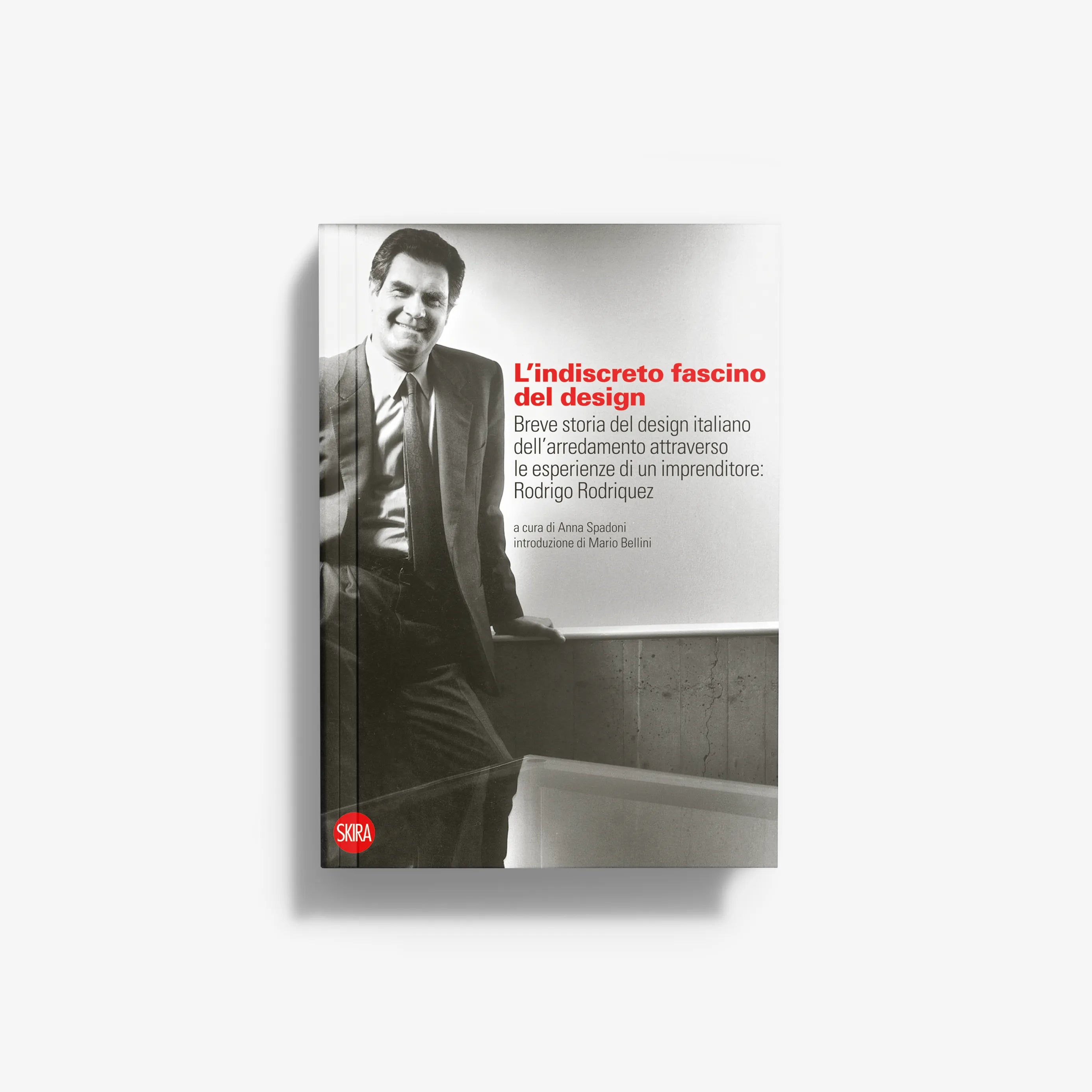 Book with black-and-white portrait on cover and red title text