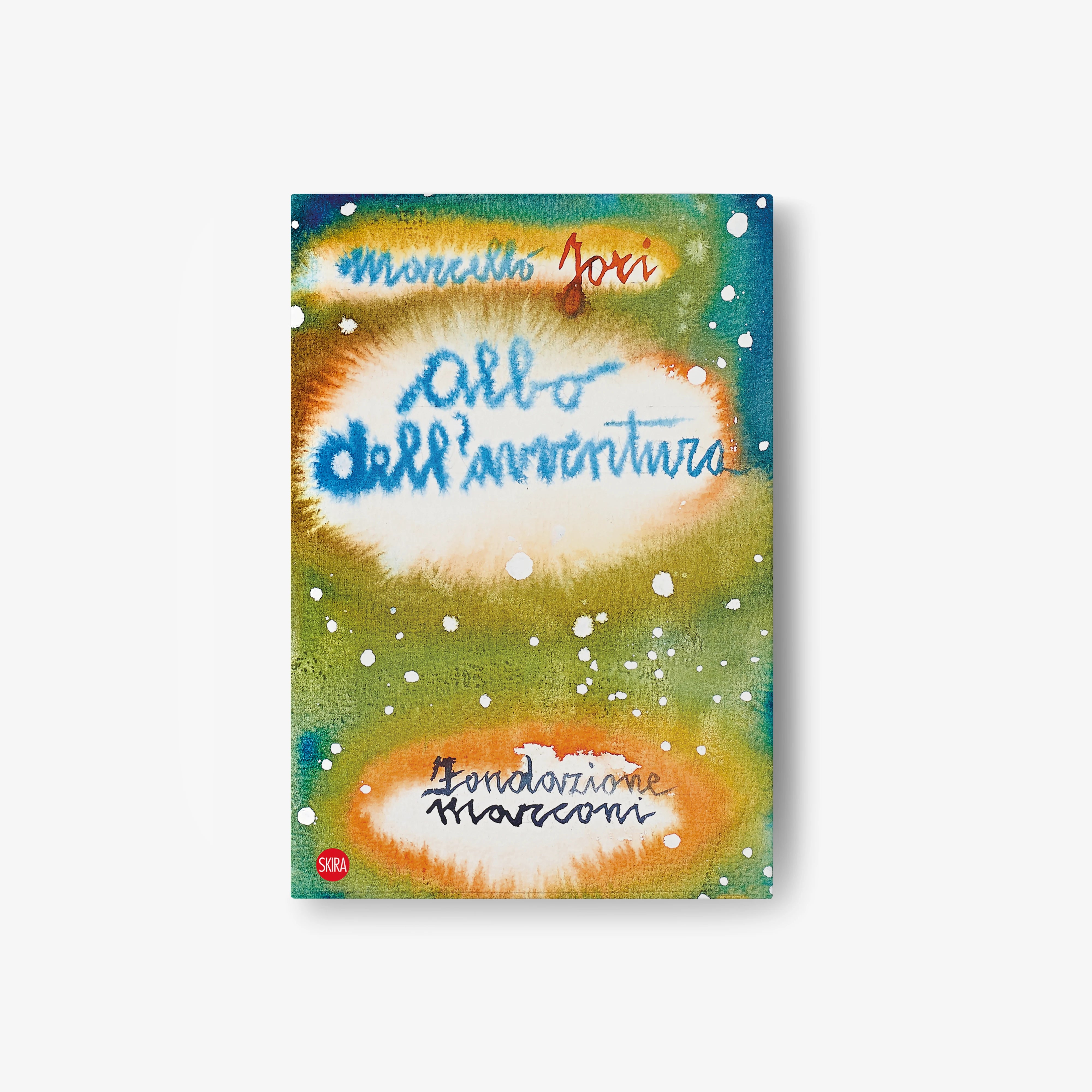 Marcello Jori adventure comic book cover with colorful illustrated lettering