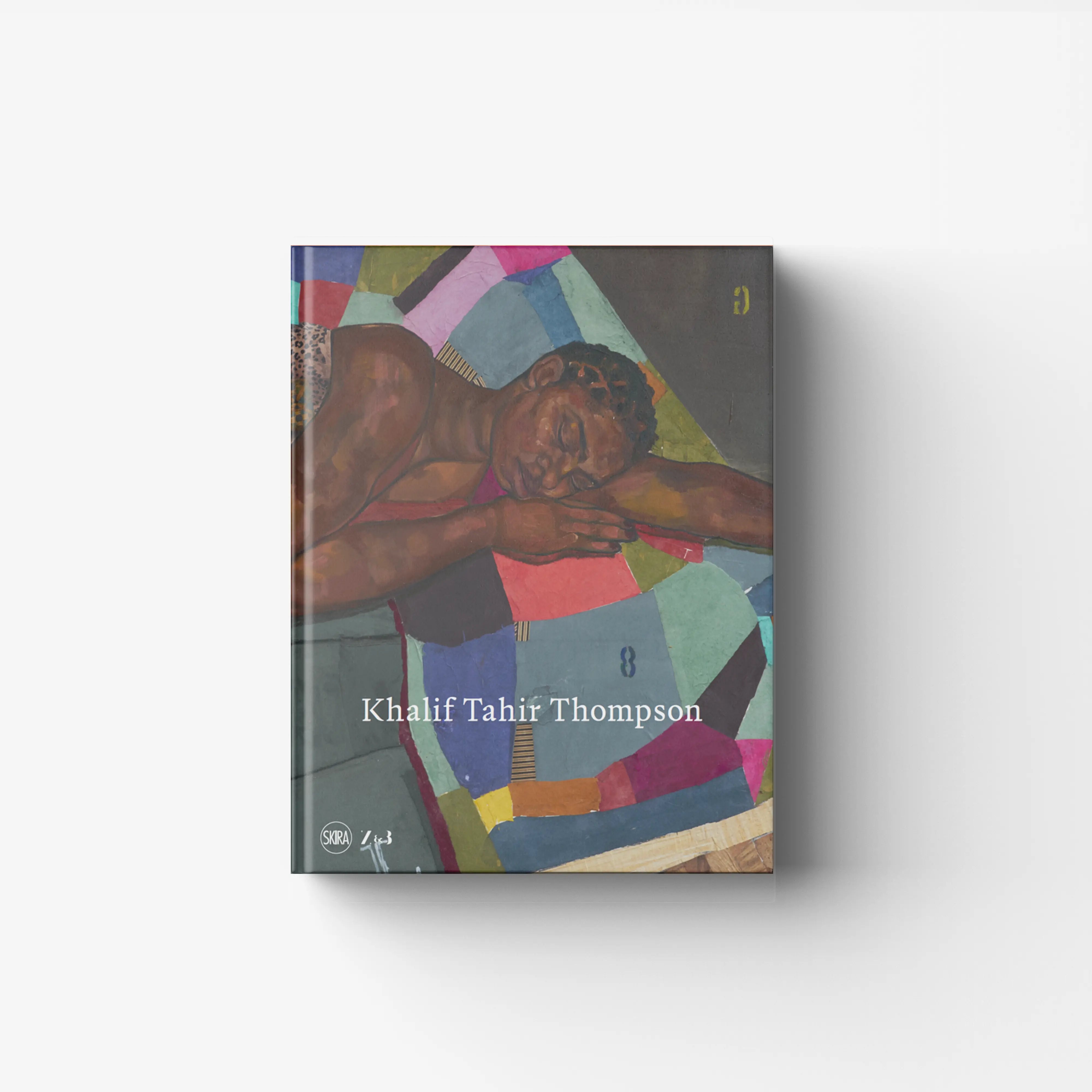 Contemporary portrait painting artwork with mixed media and beads, by Skira Arte, depicting black figures asleep