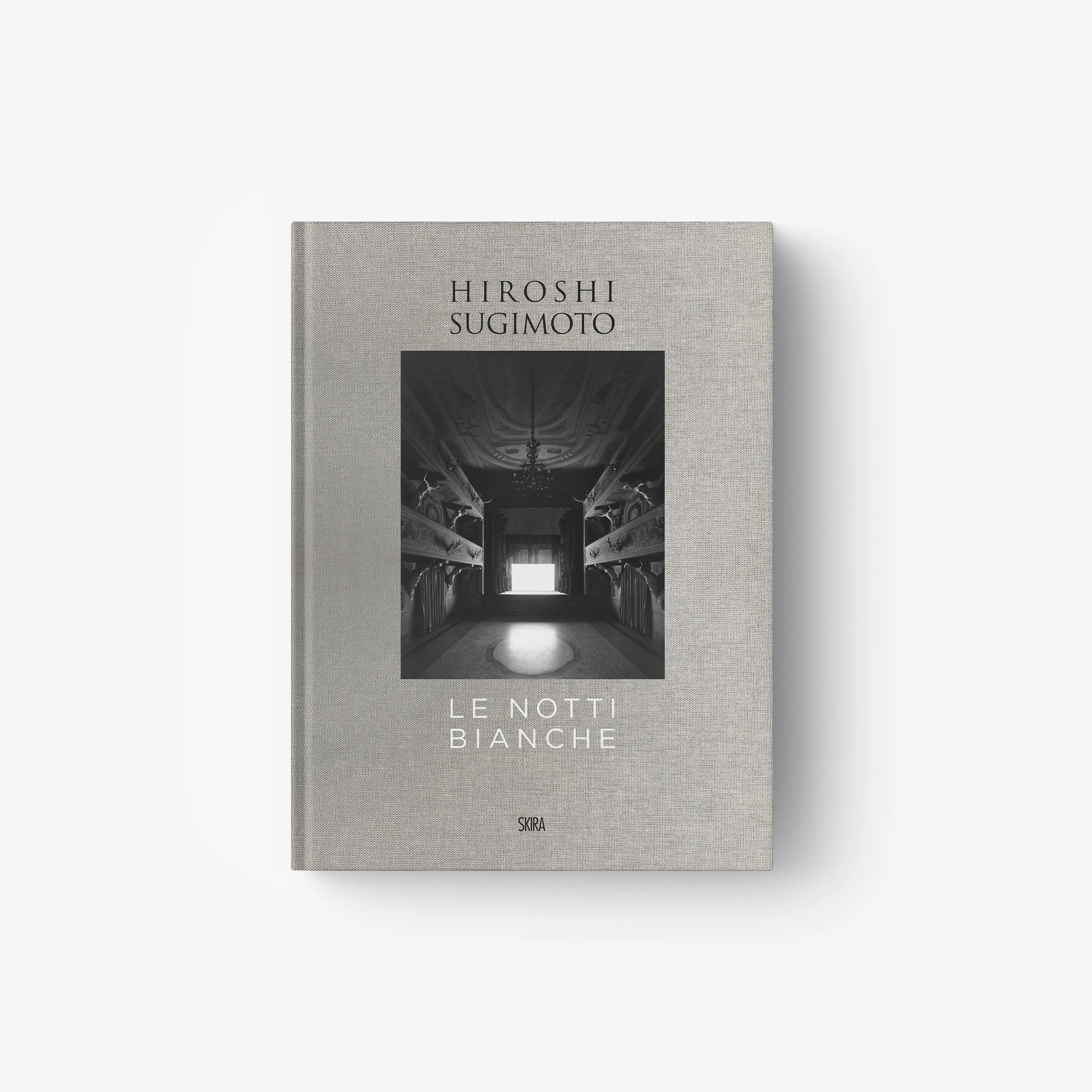 Hiroshi Sugimoto book: The White Nights, gray hardcover with black-and-white photo cover