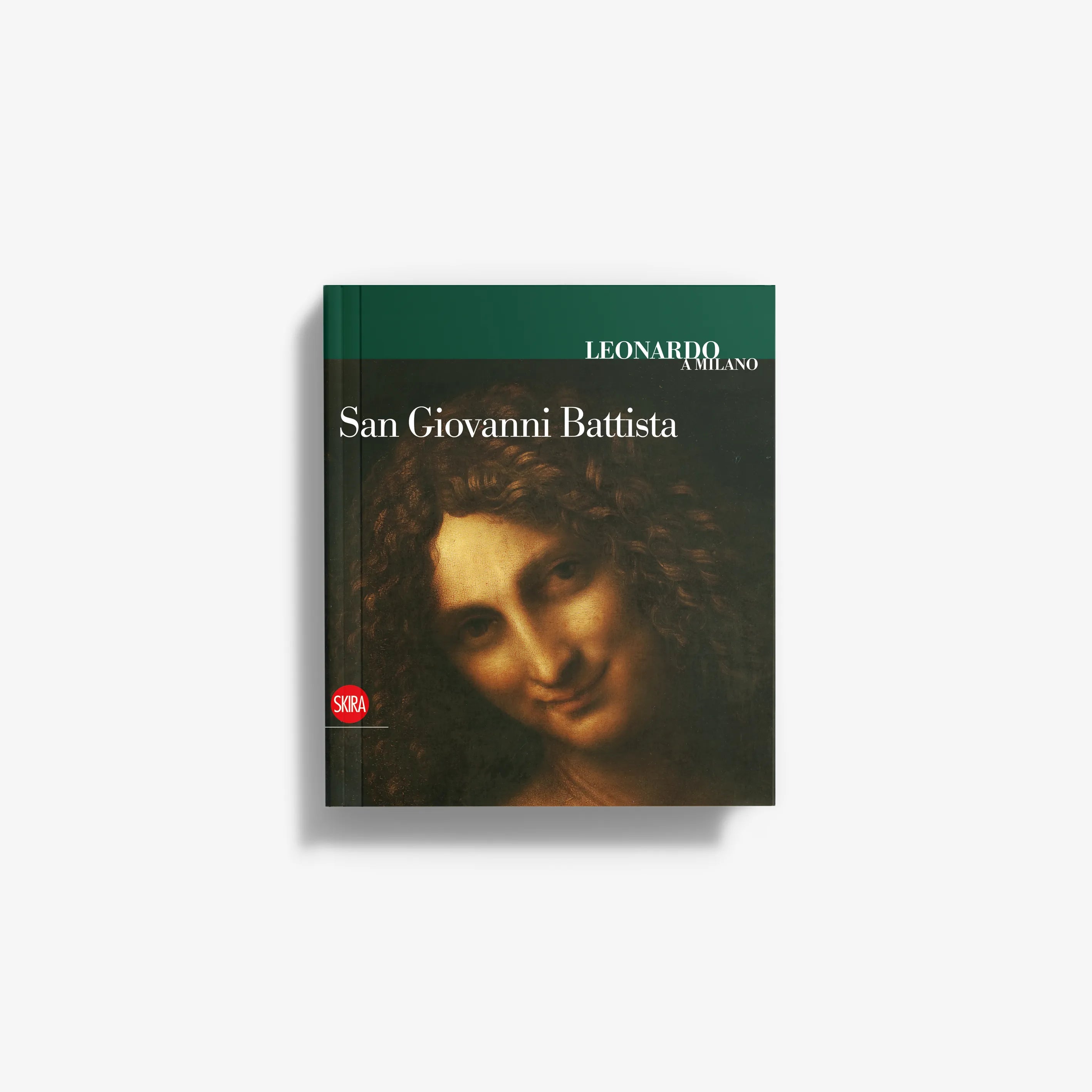 Saint John the Baptist art book with portrait illustration on cover