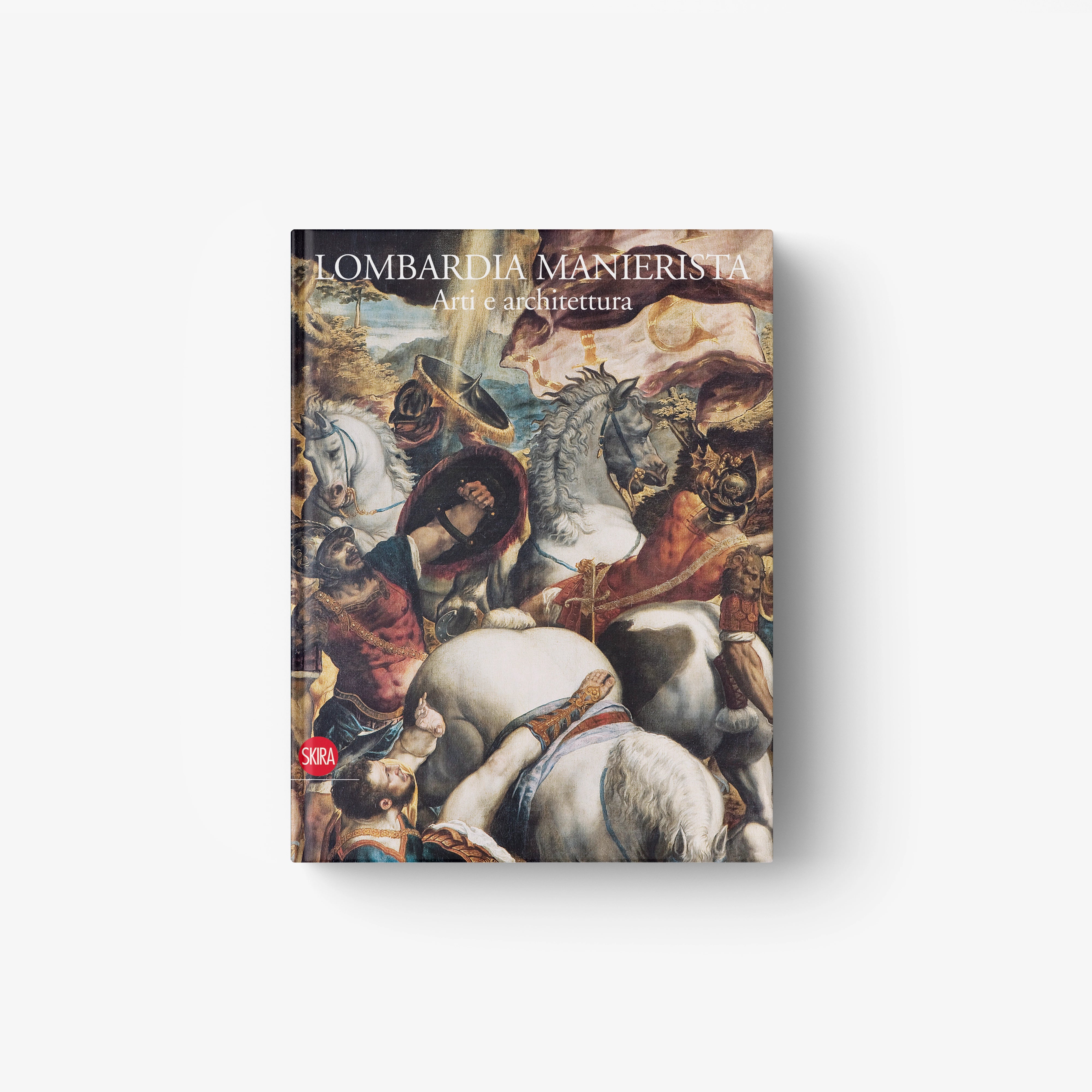 Paperback book with illustrated Renaissance-style cover, featuring figures and title
