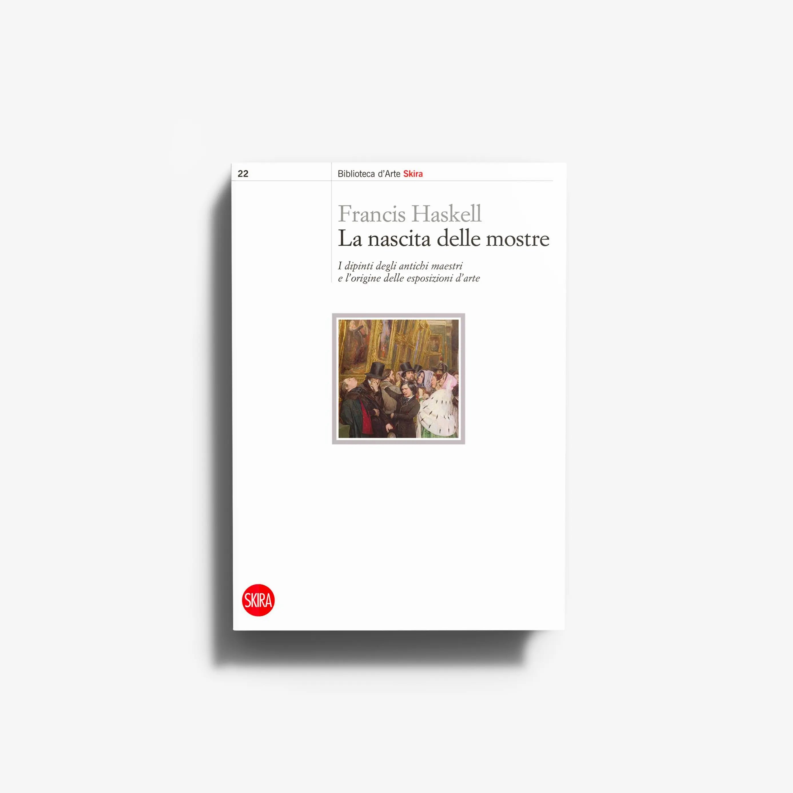 Art exhibition history book in white with Skira Arte branding, Francis Haskell, featuring paintings of old masters