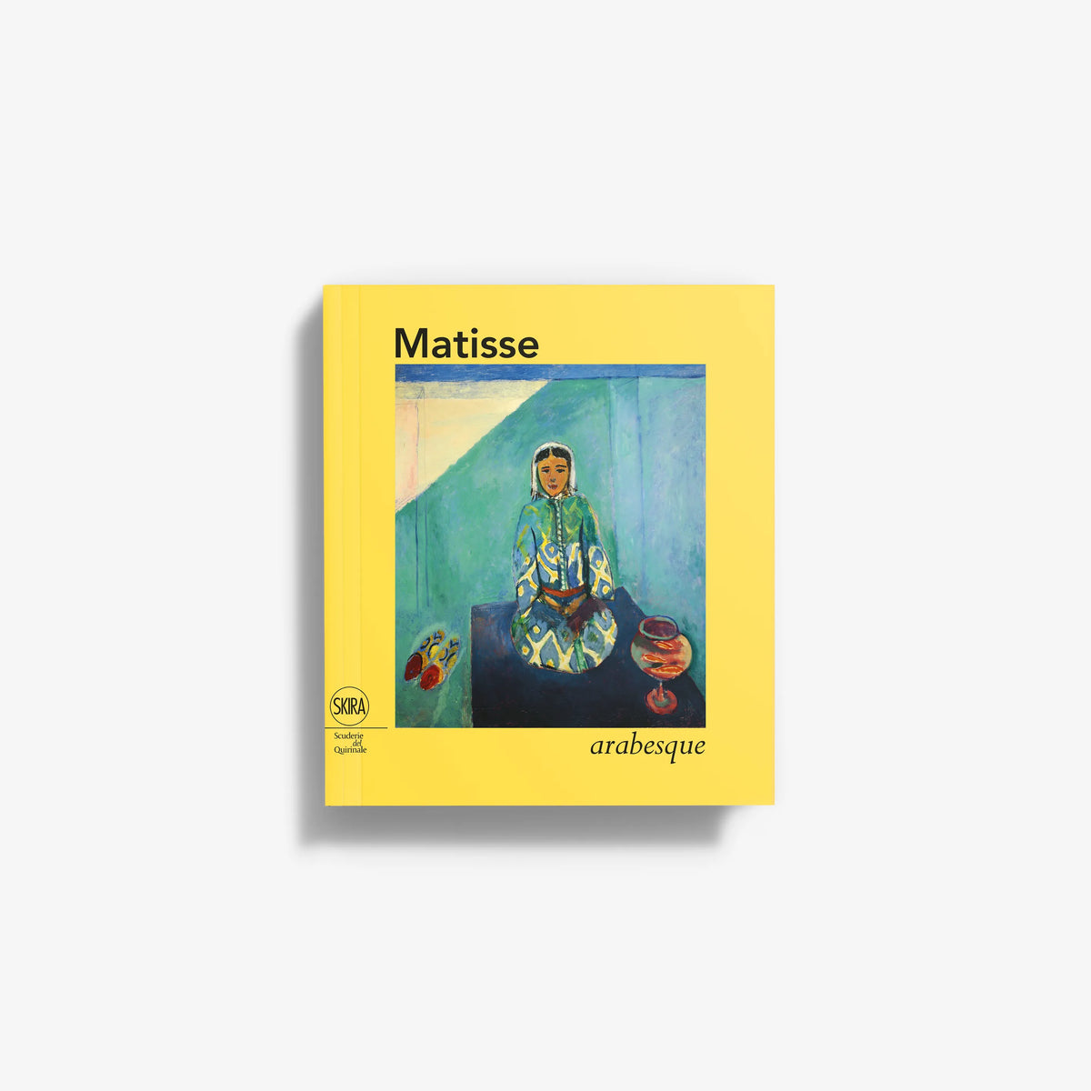 Matisse Arabesque art print with colorful seated figure and geometric pattern