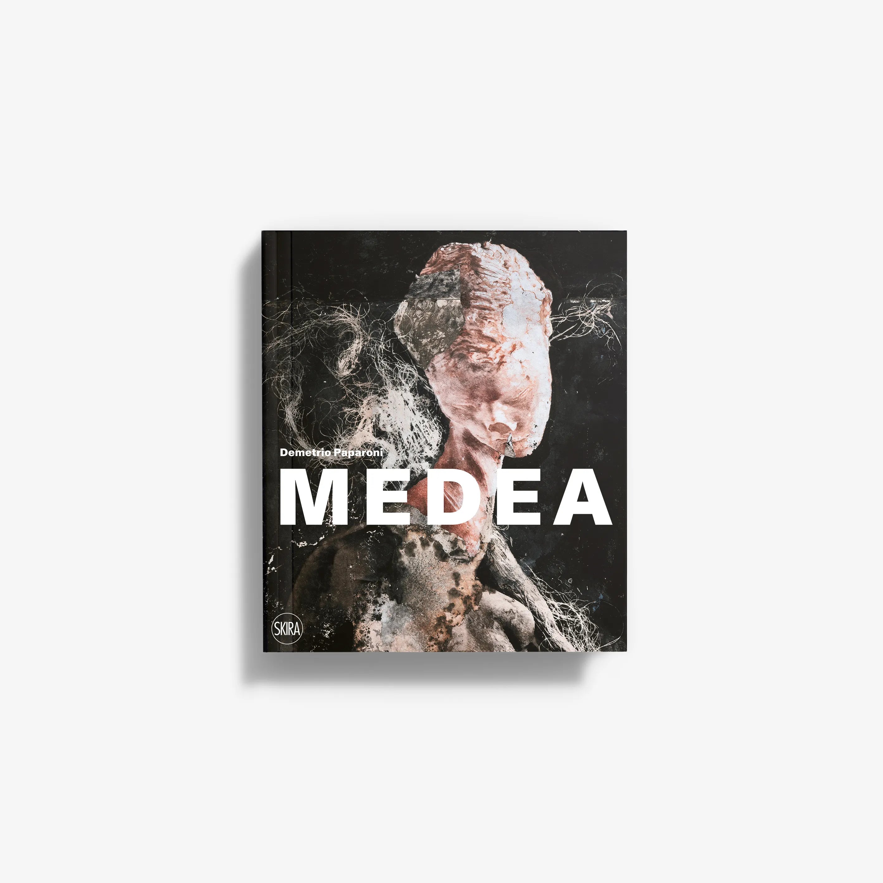Contemporary art catalogue Medea by Skira Arte with Demetrio Papanoni cover artwork and illustrated volume text