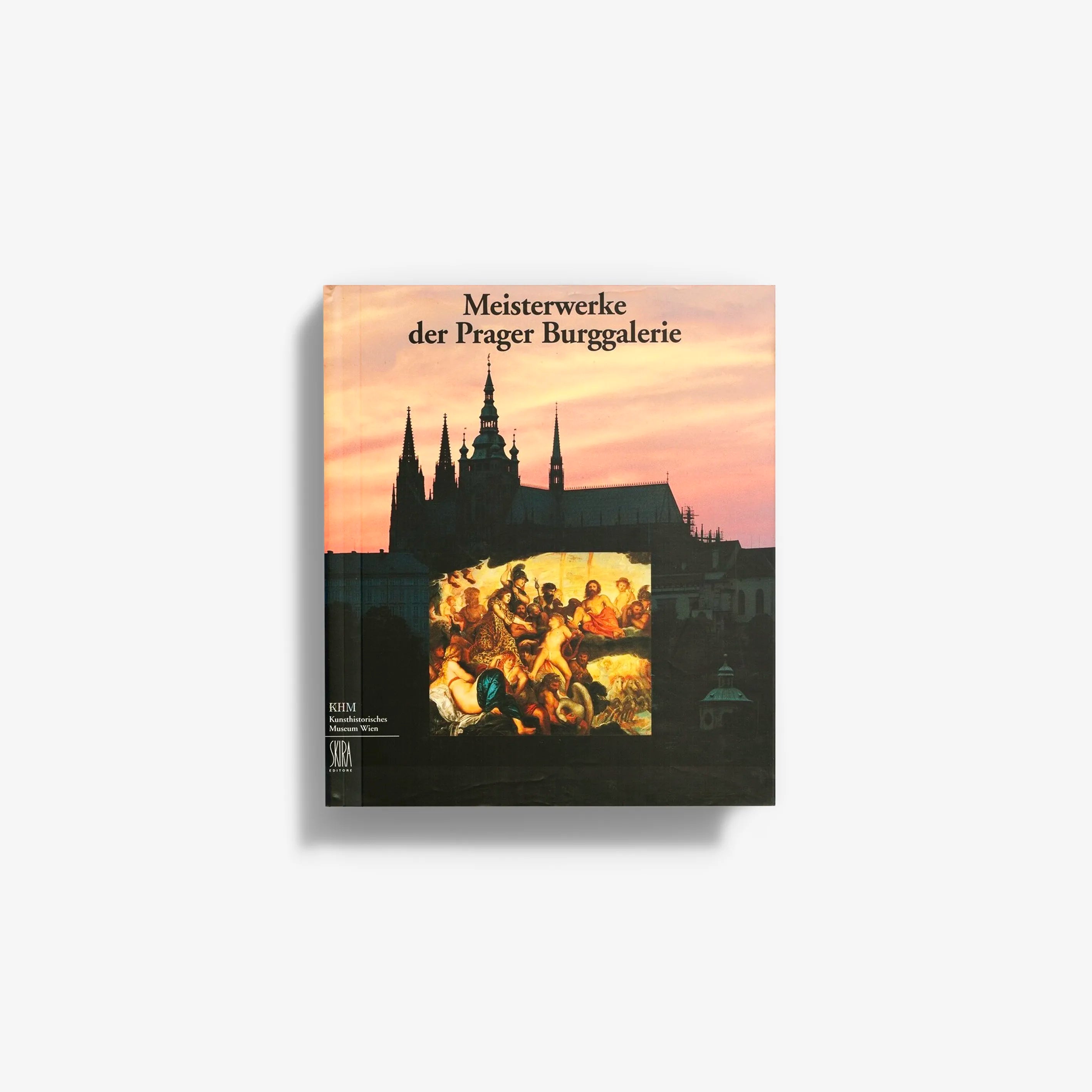 Art catalogue book by Skira Arte with illustrated Prague Castle cover and nine-and-twenty paintings overview