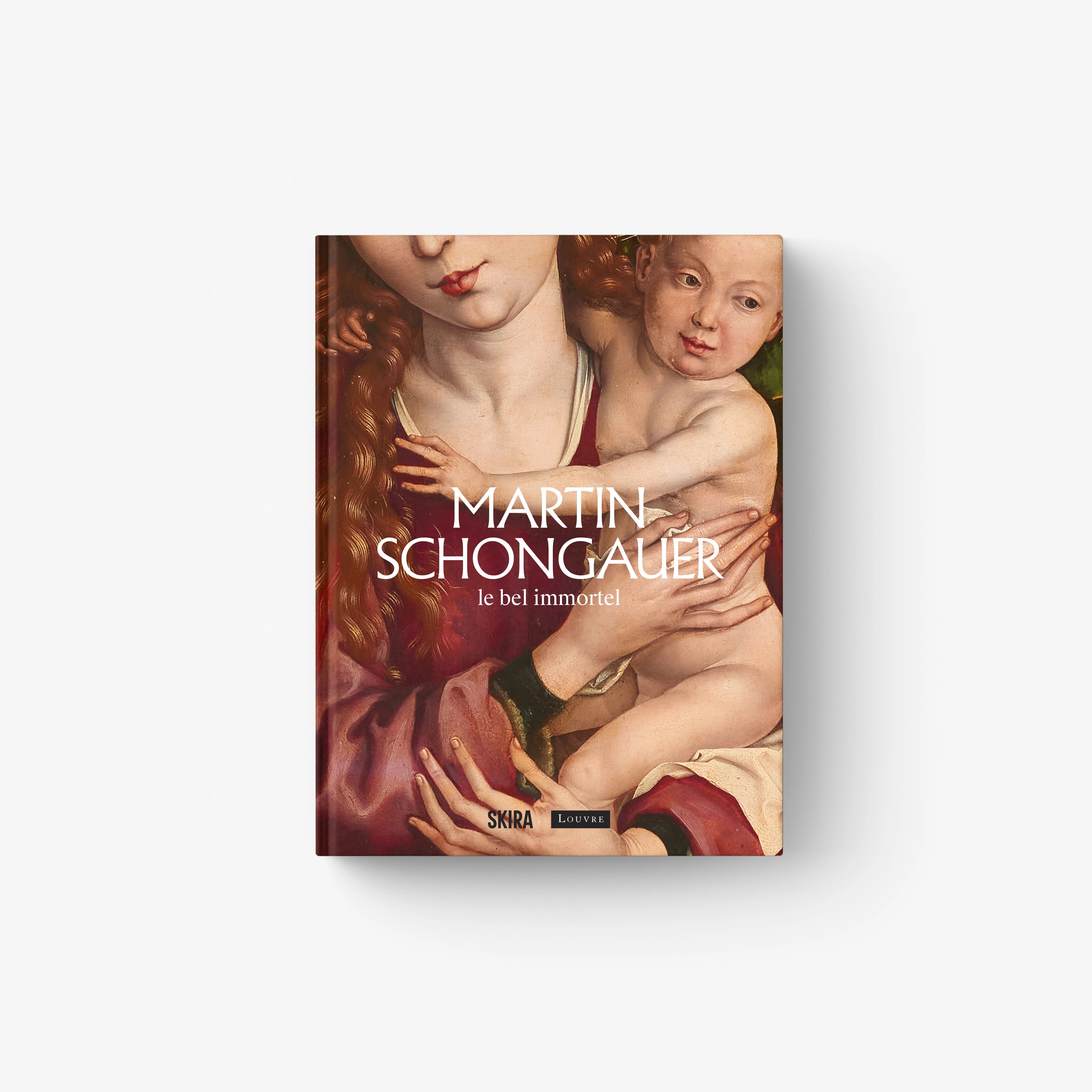 Martin Schongauer art book cover with classic religious painting and title text