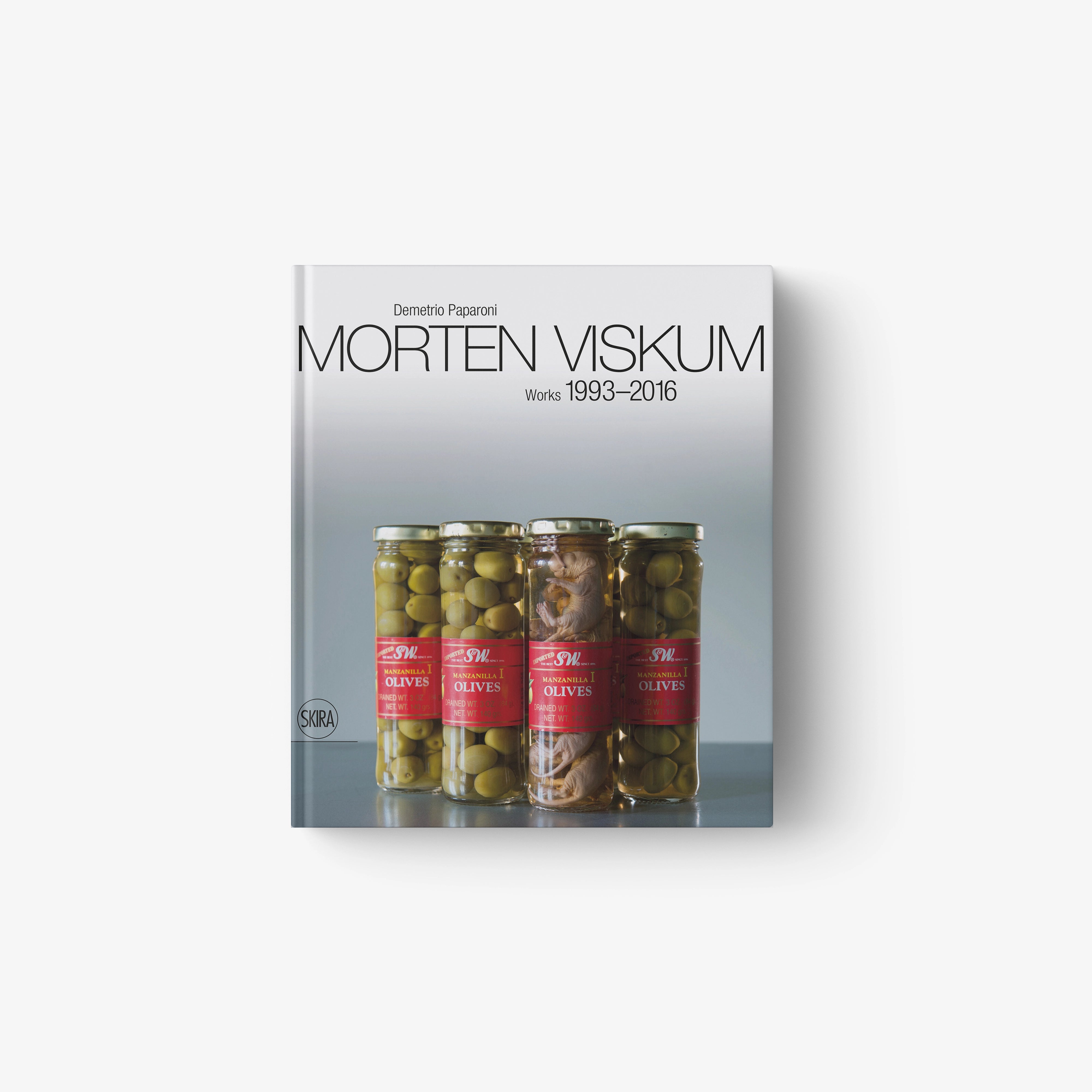 Hardcover book titled Morten Viskum, with photos of jars on the cover.