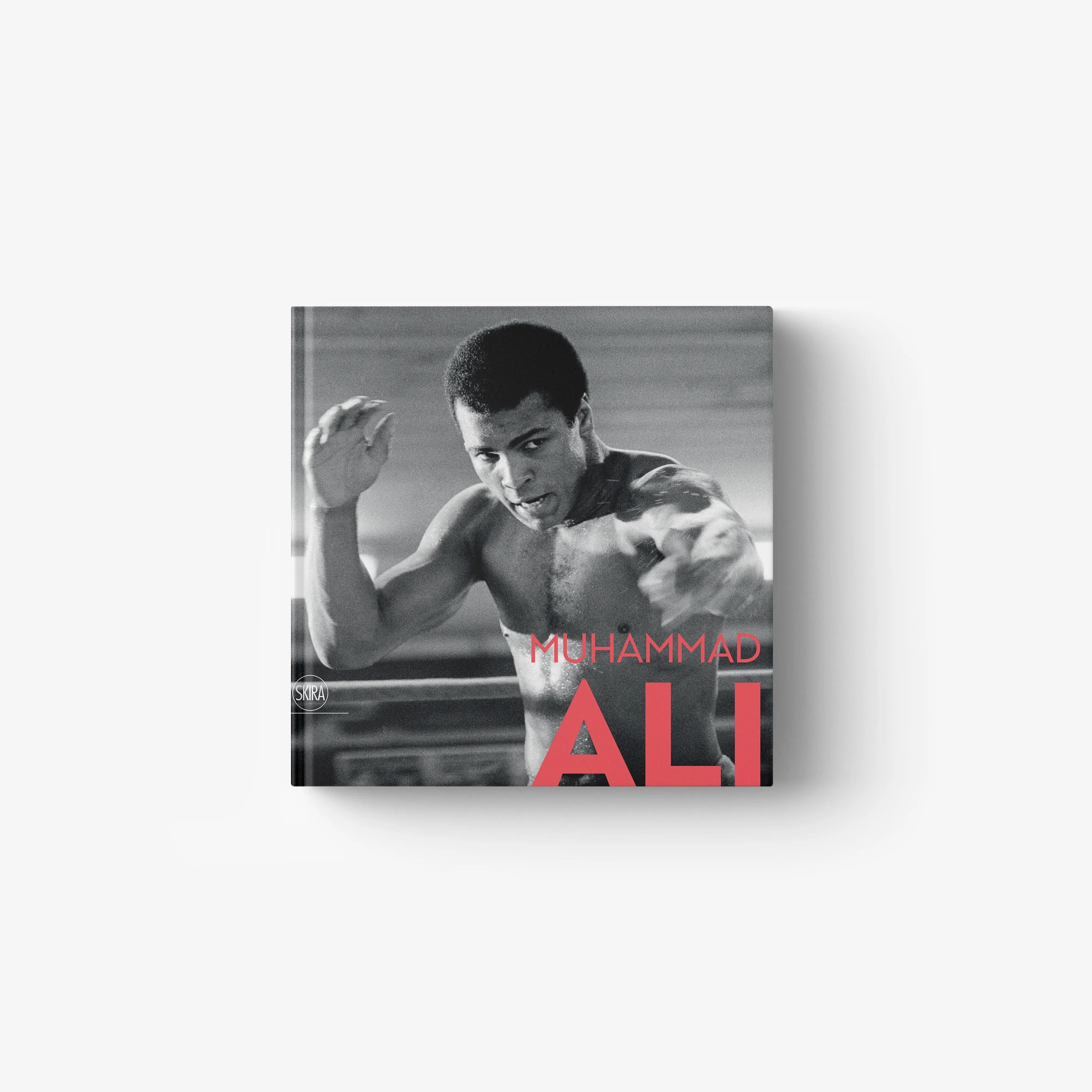Photographic book in black and white by Skira Arte, featuring Muhammad Ali with 100 image volume