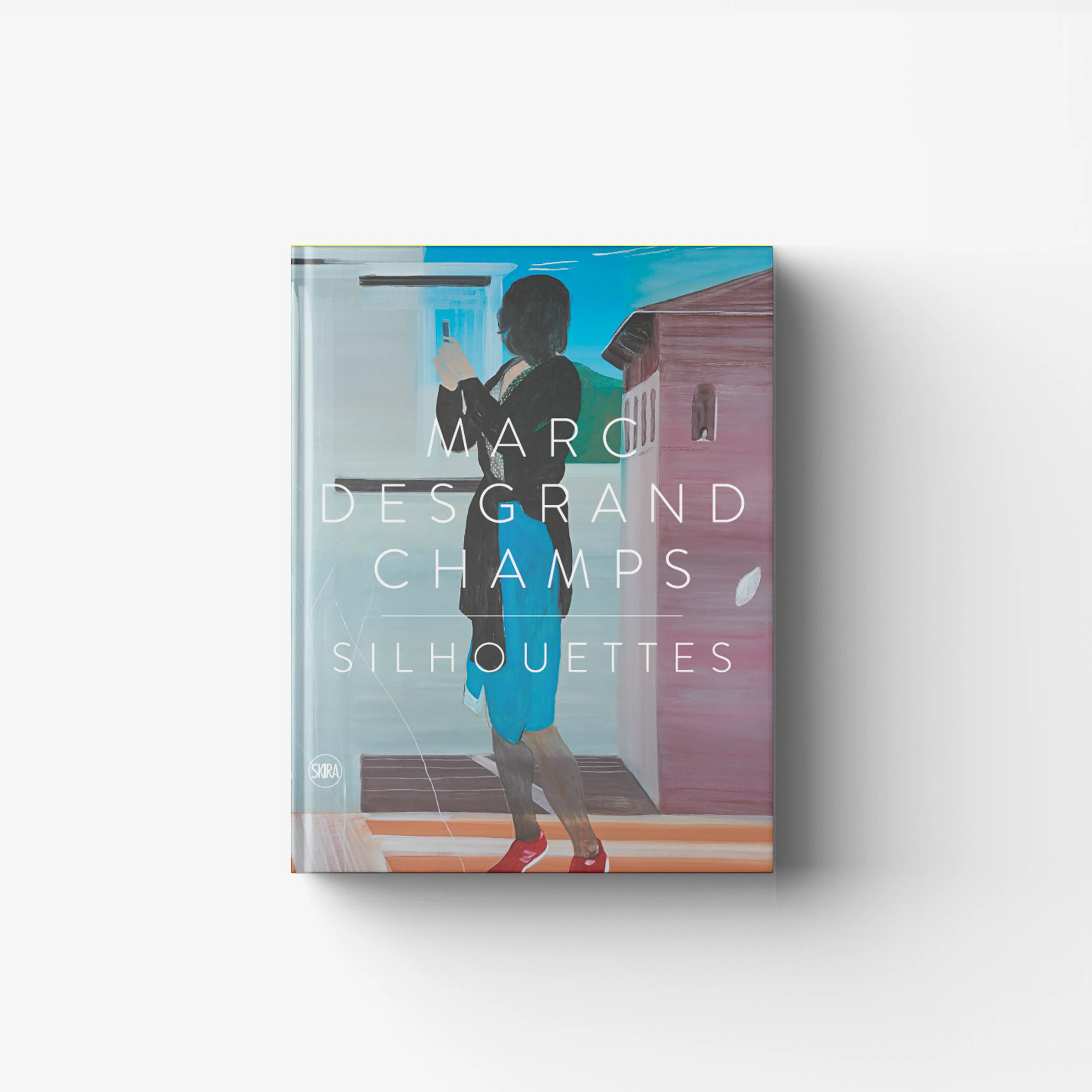 Art book publication by Skira Arte, Marc Desgrandchamps, with surrealism themes of distorted perspective and fragmented bodies