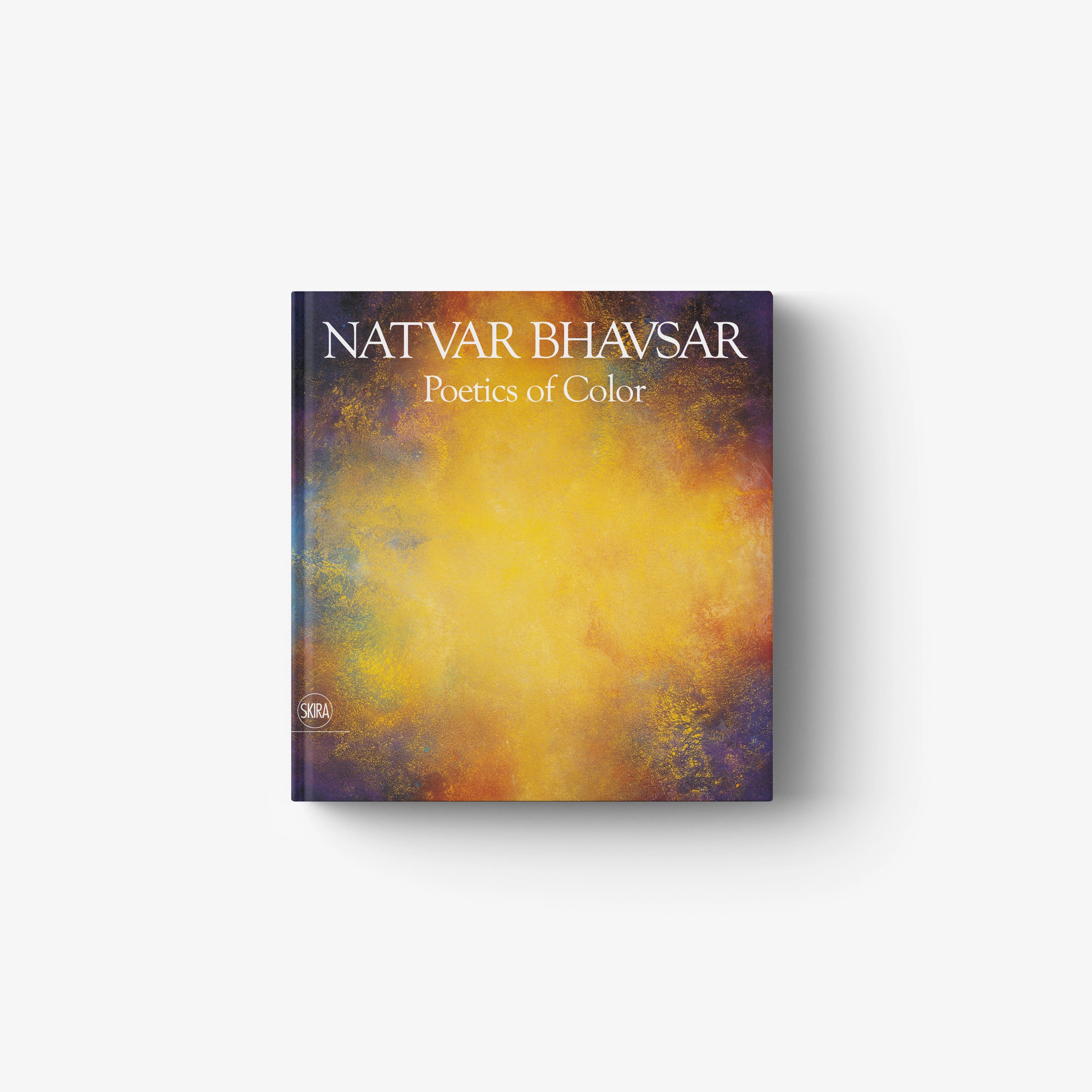 Hardcover art book with yellow–orange abstract cover art and title lettering