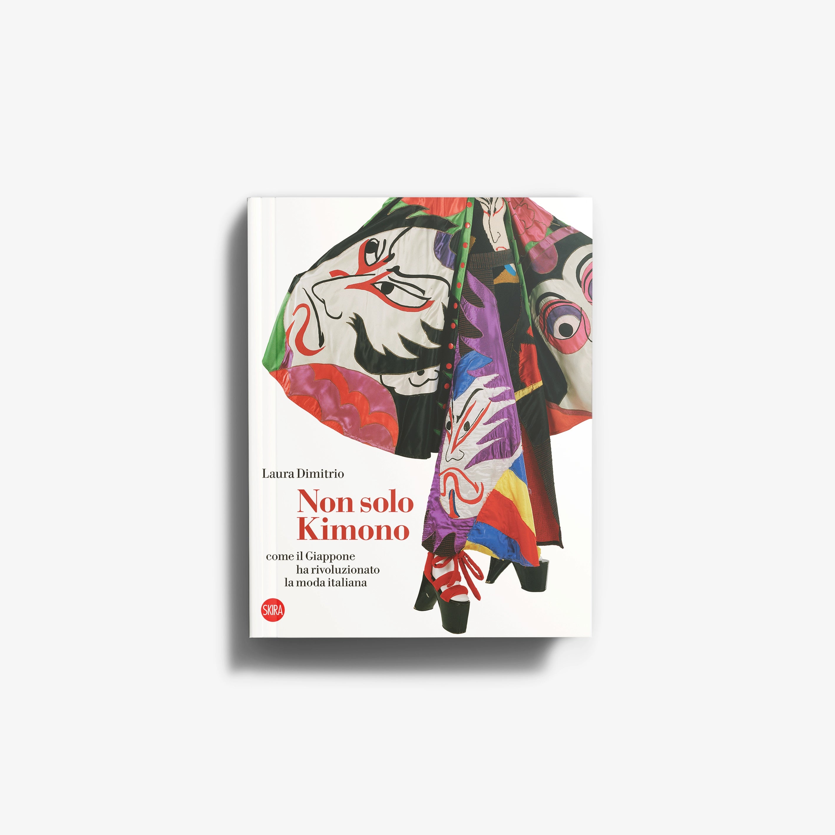 Fashion book on Japanese kimono studies by Skira Arte with illustrated cover and historical fashion analysis theme