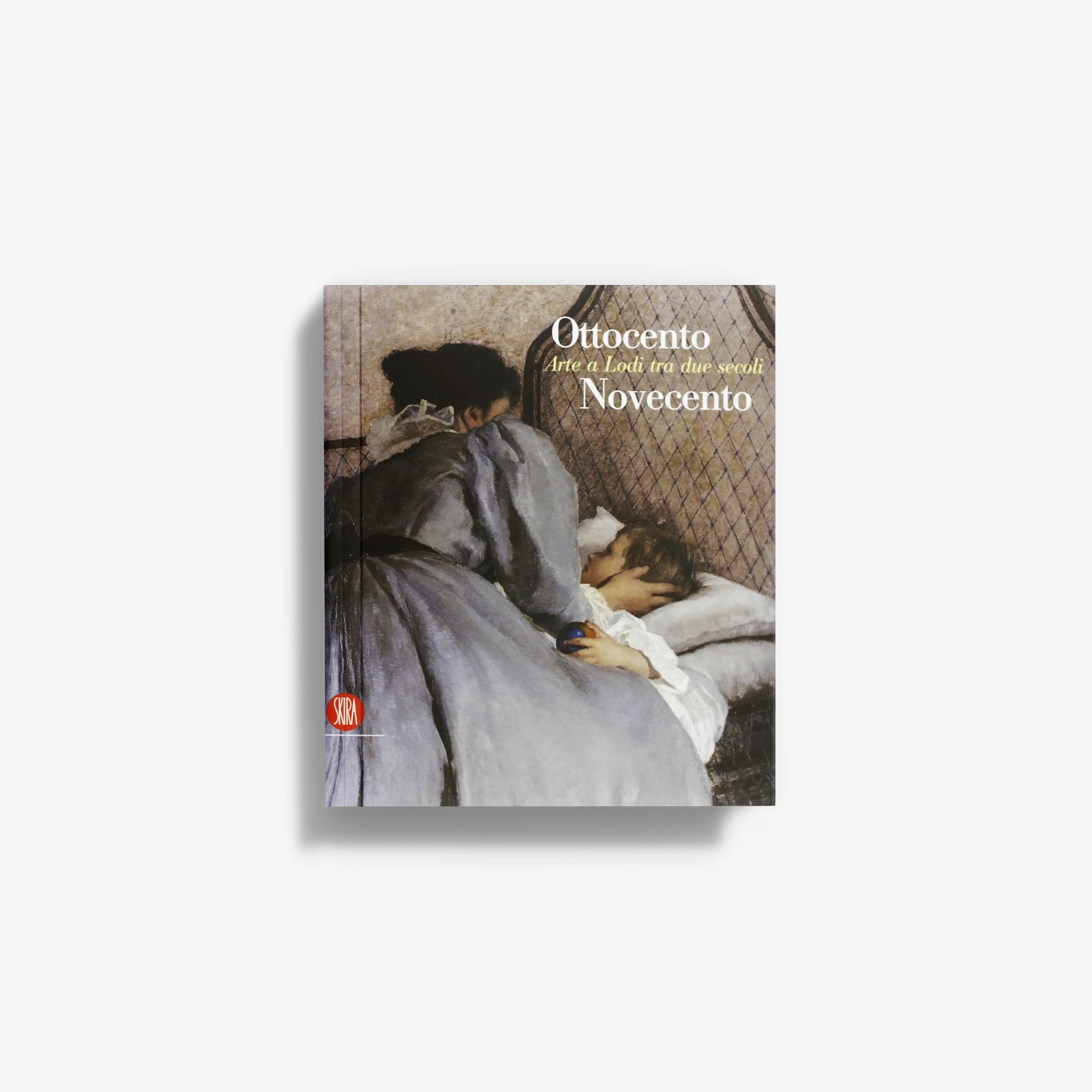 Art book cover with painting of reclining woman and printed title 'Novecento'.
