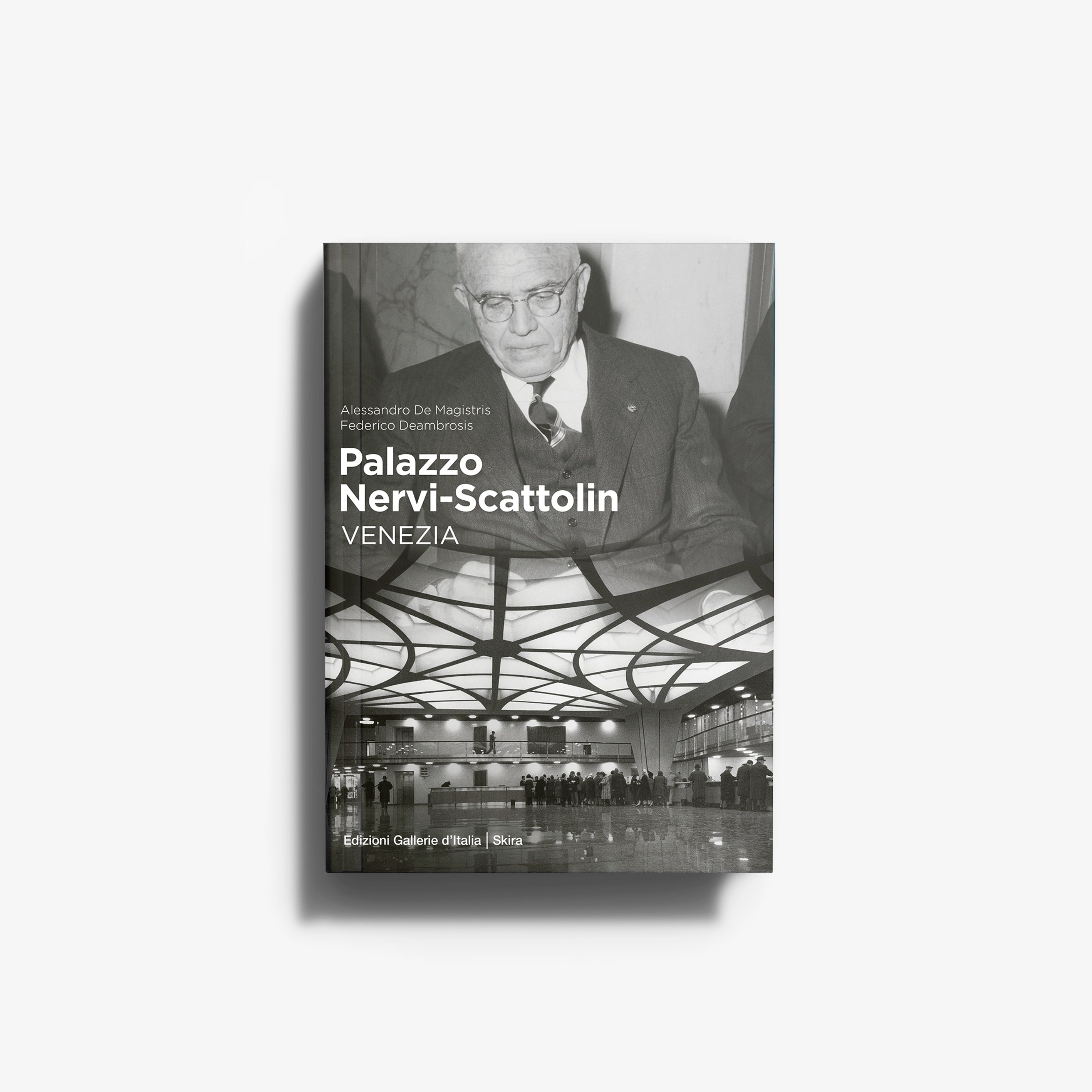 Art book in black and white by Skira Arte, Palazzo Nervi-Scattolin, storia del progetto di Palazzo Nervi-Scattolin